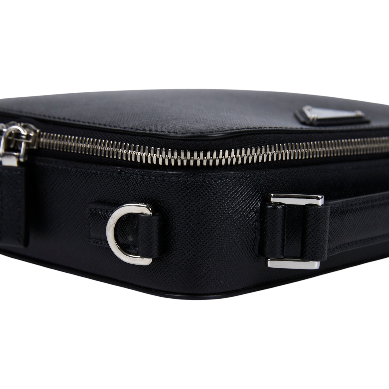 普拉達 PRADA Brique Saffiano皮革手袋 2VH069_9Z2 黑Brique Saffiano皮革手袋 防塵袋