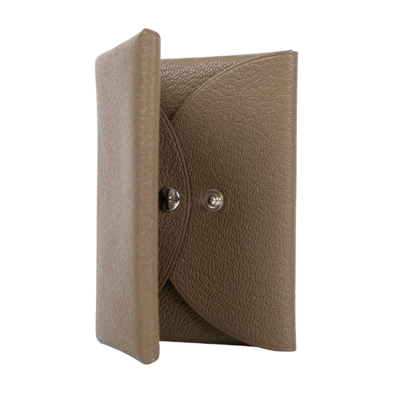 愛馬仕 Hermes Calvi Duo 卡包 CALD W UZ 010 TM W刻 大象灰CALVI DUO 原廠盒子