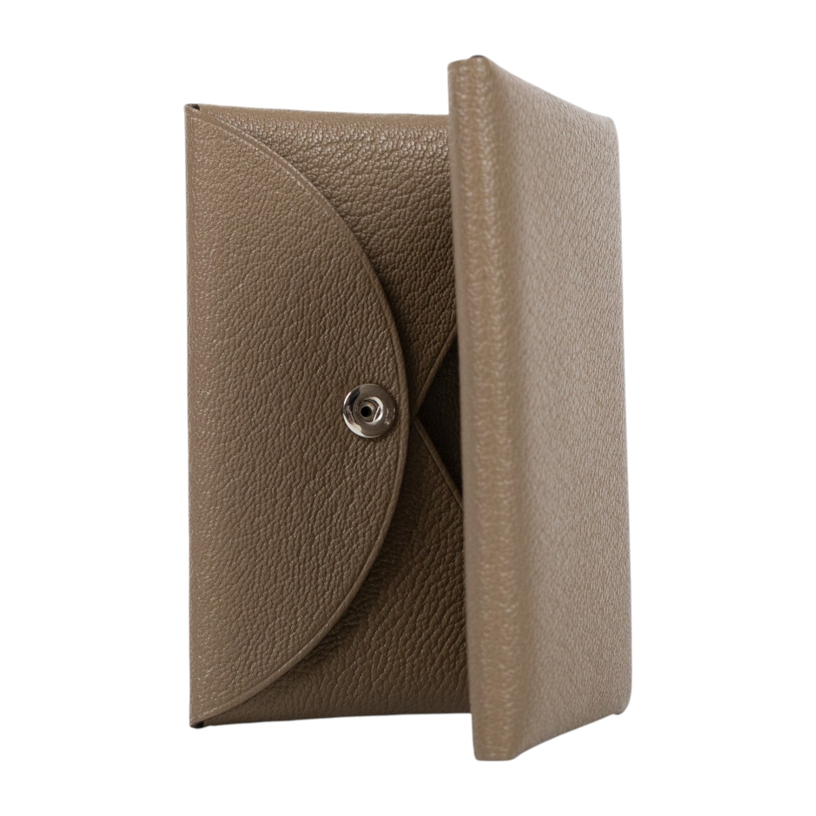 愛馬仕 Hermes Calvi Duo 卡包 CALD W UZ 010 TM W刻 大象灰CALVI DUO 原廠盒子