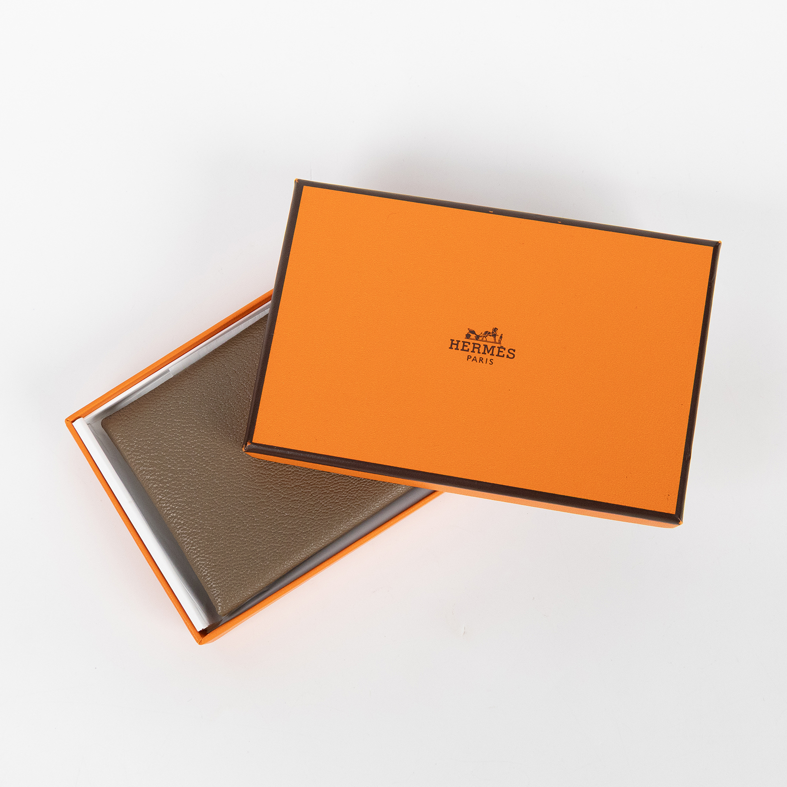 愛馬仕 Hermes Calvi Duo 卡包 CALD W UZ 010 TM W刻 大象灰CALVI DUO 原廠盒子