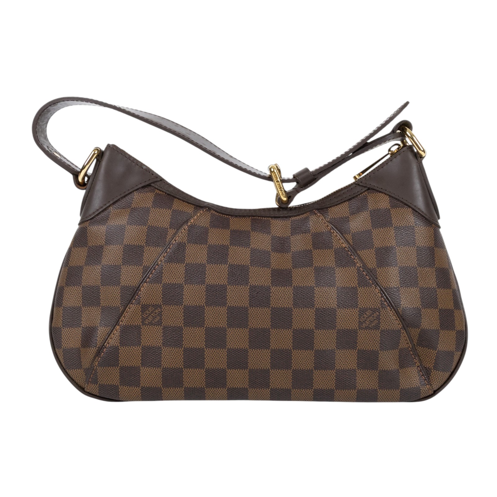 路易威登 LOUIS VUITTON Thames PM 肩背包 手提包 南瓜包 金牌包 N48180 棋盤格肩背包 防塵袋