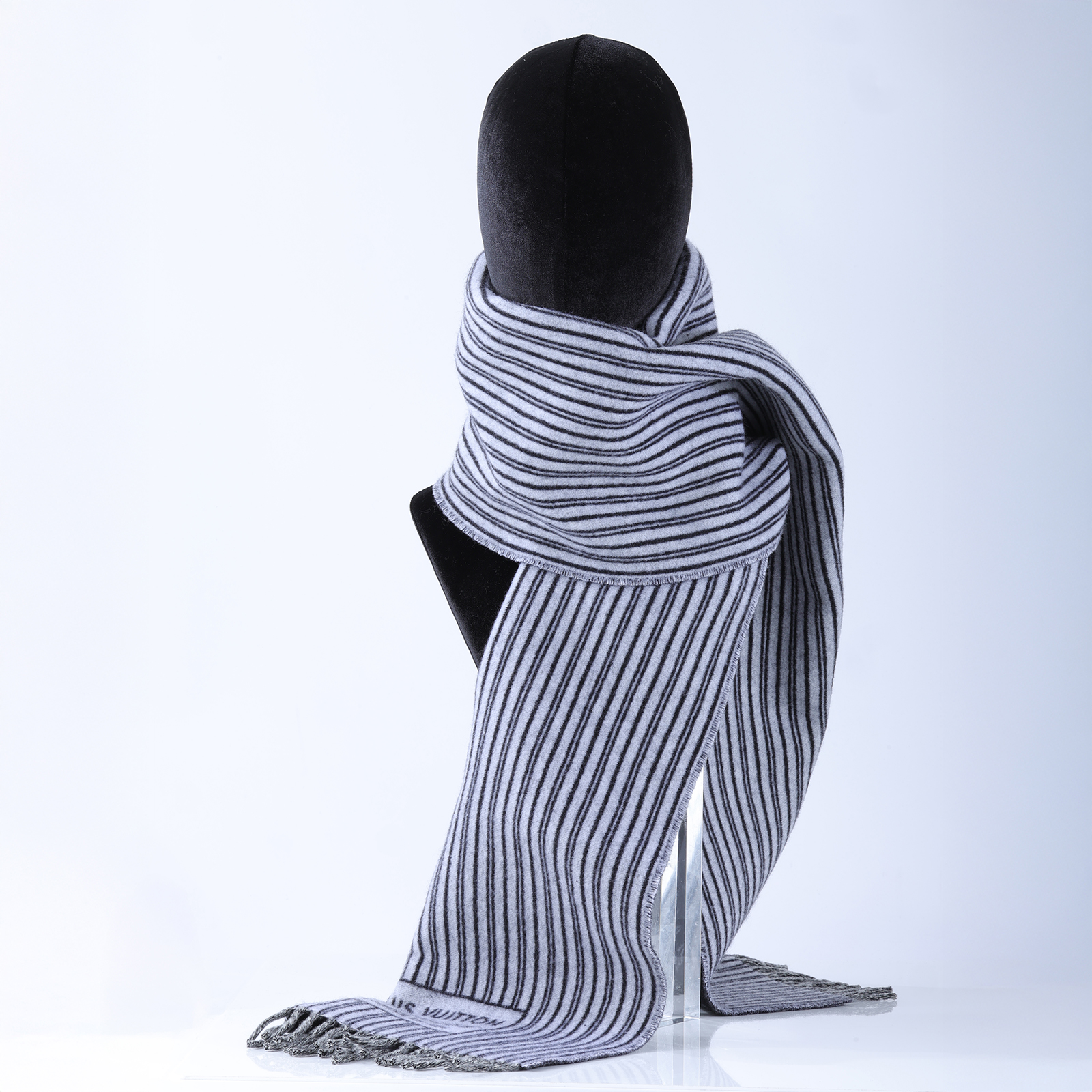 路易威登 LOUIS VUITTON My Neverfull 圍巾 M96492 黑My Neverfull 圍巾 無附屬品