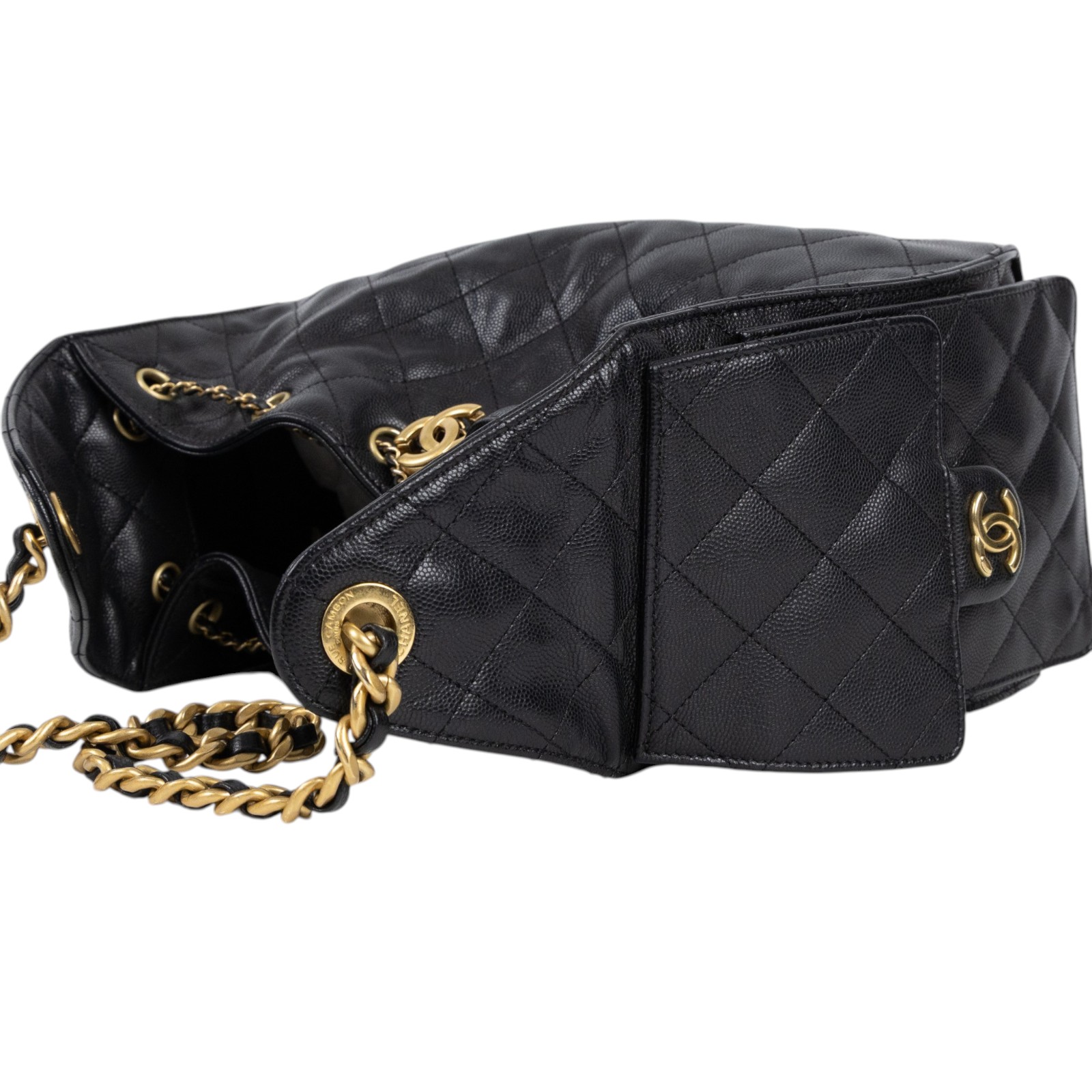 香奈兒 CHANEL 25 小型包 AS5293 晶片款 黑荔枝25包 小號 防塵袋