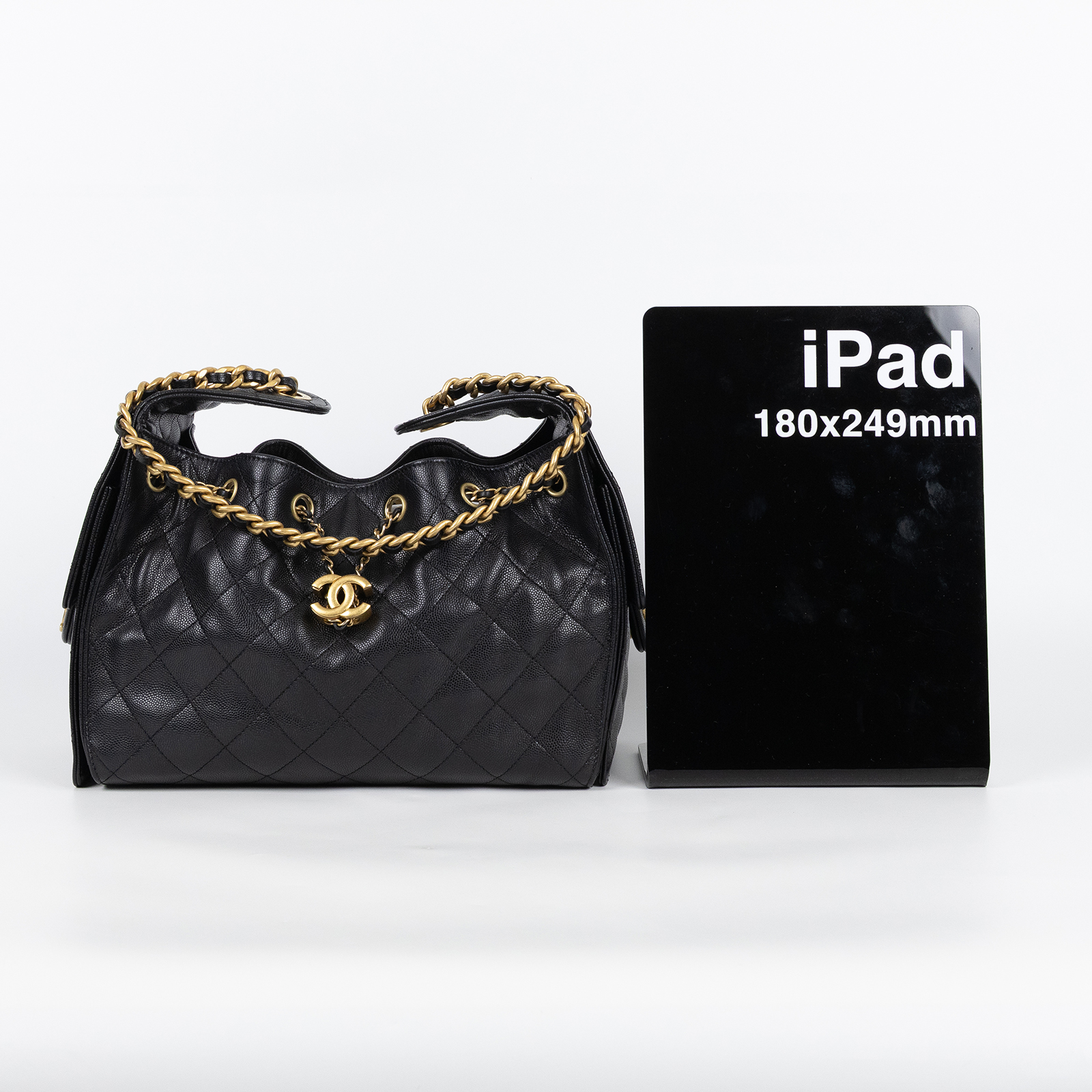 香奈兒 CHANEL 25 小型包 AS5293 晶片款 黑荔枝25包 小號 防塵袋