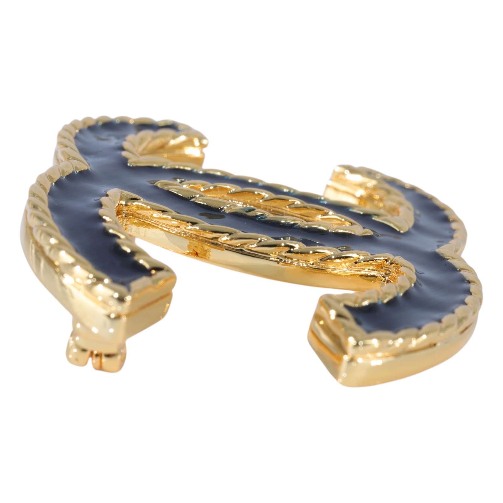 香奈兒 CHANEL CC LOGO 胸針 I24P 黑金雙C胸針 無附屬品