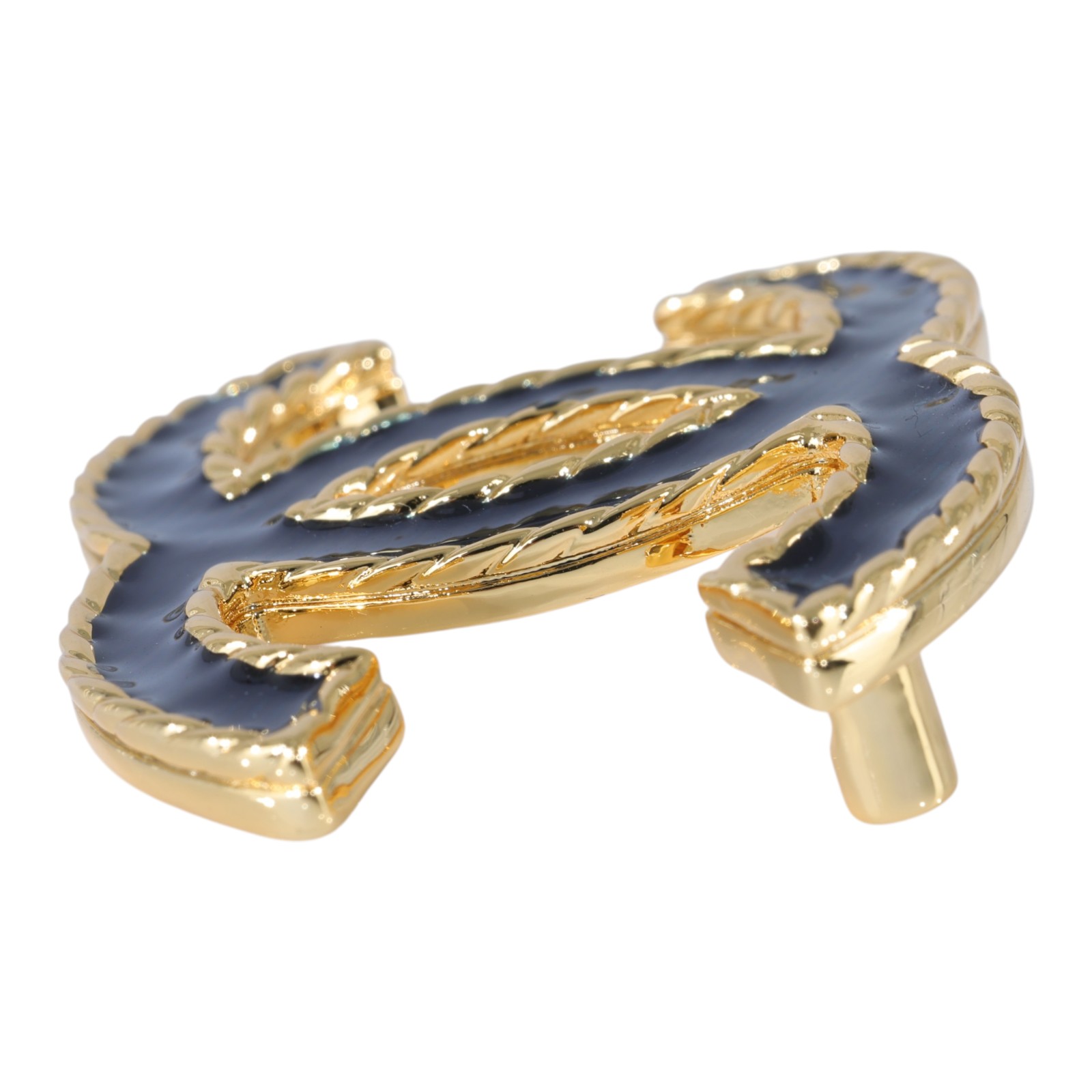 香奈兒 CHANEL CC LOGO 胸針 I24P 黑金雙C胸針 無附屬品