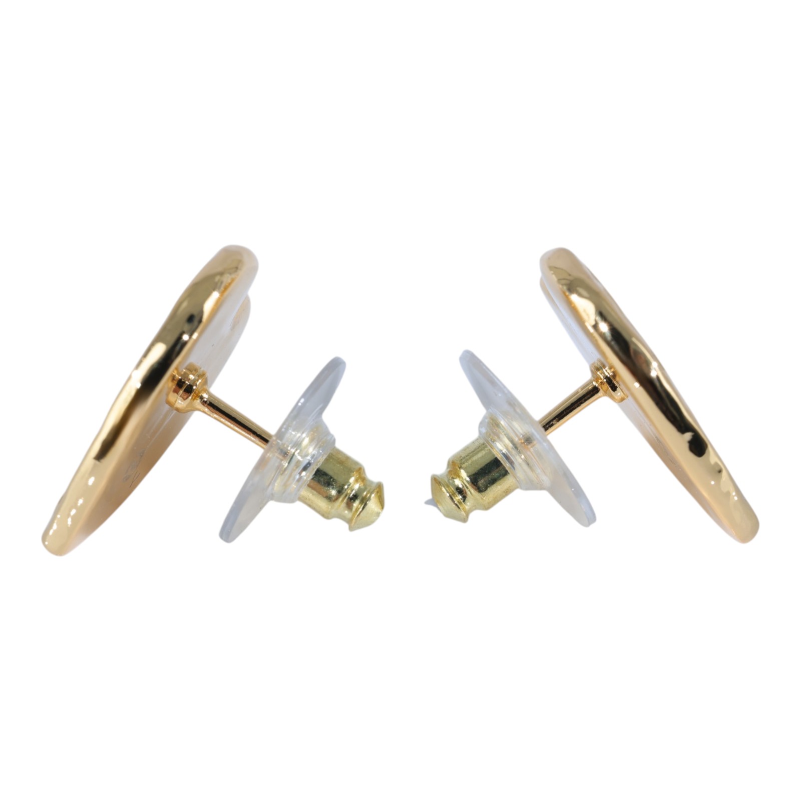 香奈兒 CHANEL CC LOGO 耳環 耳釘 B24P 金熔岩愛心耳環 無附屬品