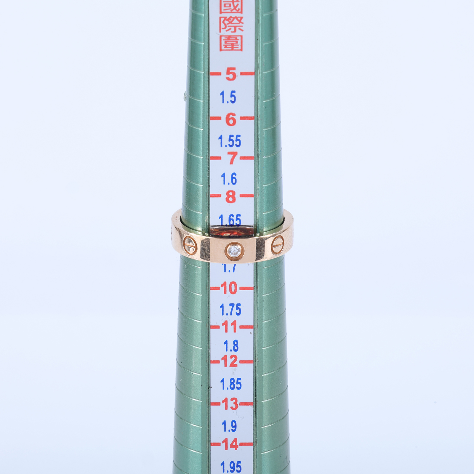 卡地亞 CARTIER Love 戒指 小型款 1顆鑽石 B4050749 RG 單鑽LOVE戒指#49 原廠盒子/保書