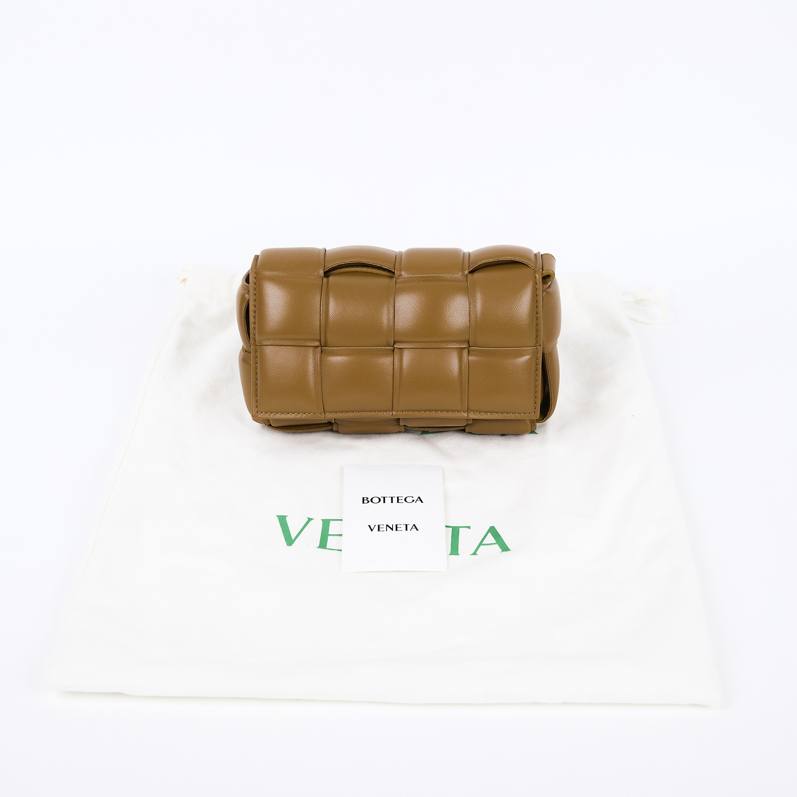 寶緹嘉 BOTTEGA VENETA Padded Cassette Maxi Intrecciato 編織包 710075VCQR  防塵袋