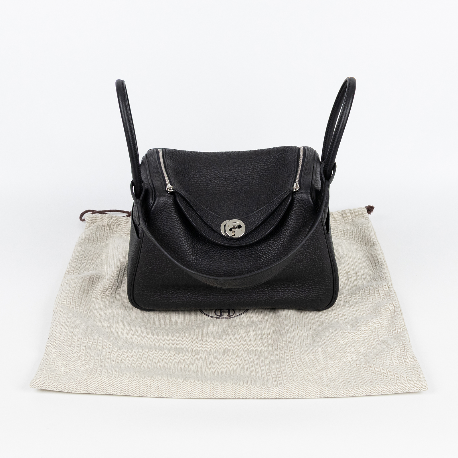 愛馬仕 Hermes Lindy 琳迪包 26 LD26 WCT 554 DX W刻黑LINDY26 防塵袋