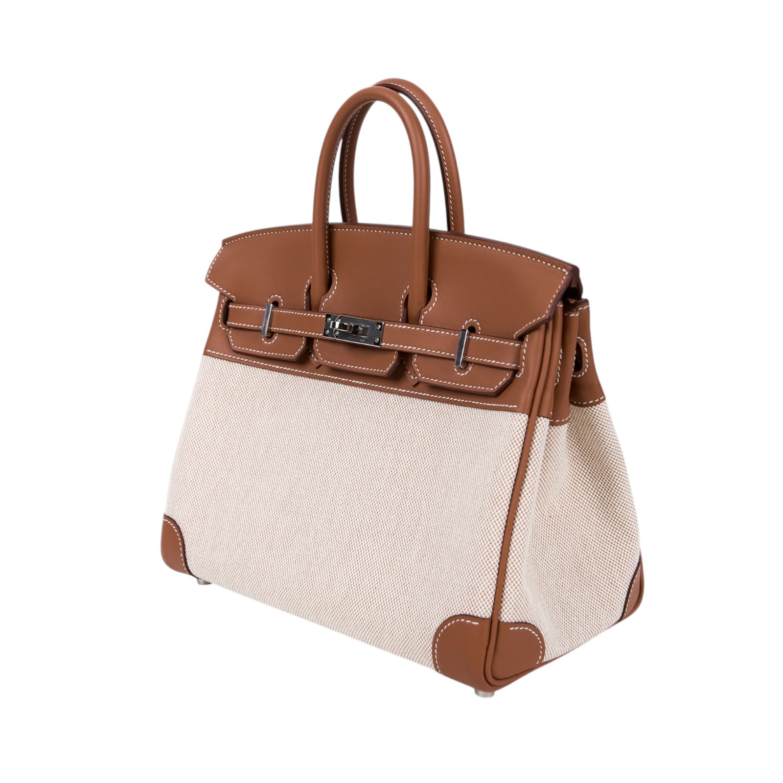 愛馬仕 Hermes Birkin Bag 柏金包 25 金色五金 Ecru Beige 金棕色 H082686CKAS /WIT362PB  原廠盒子/防塵袋/購買證明