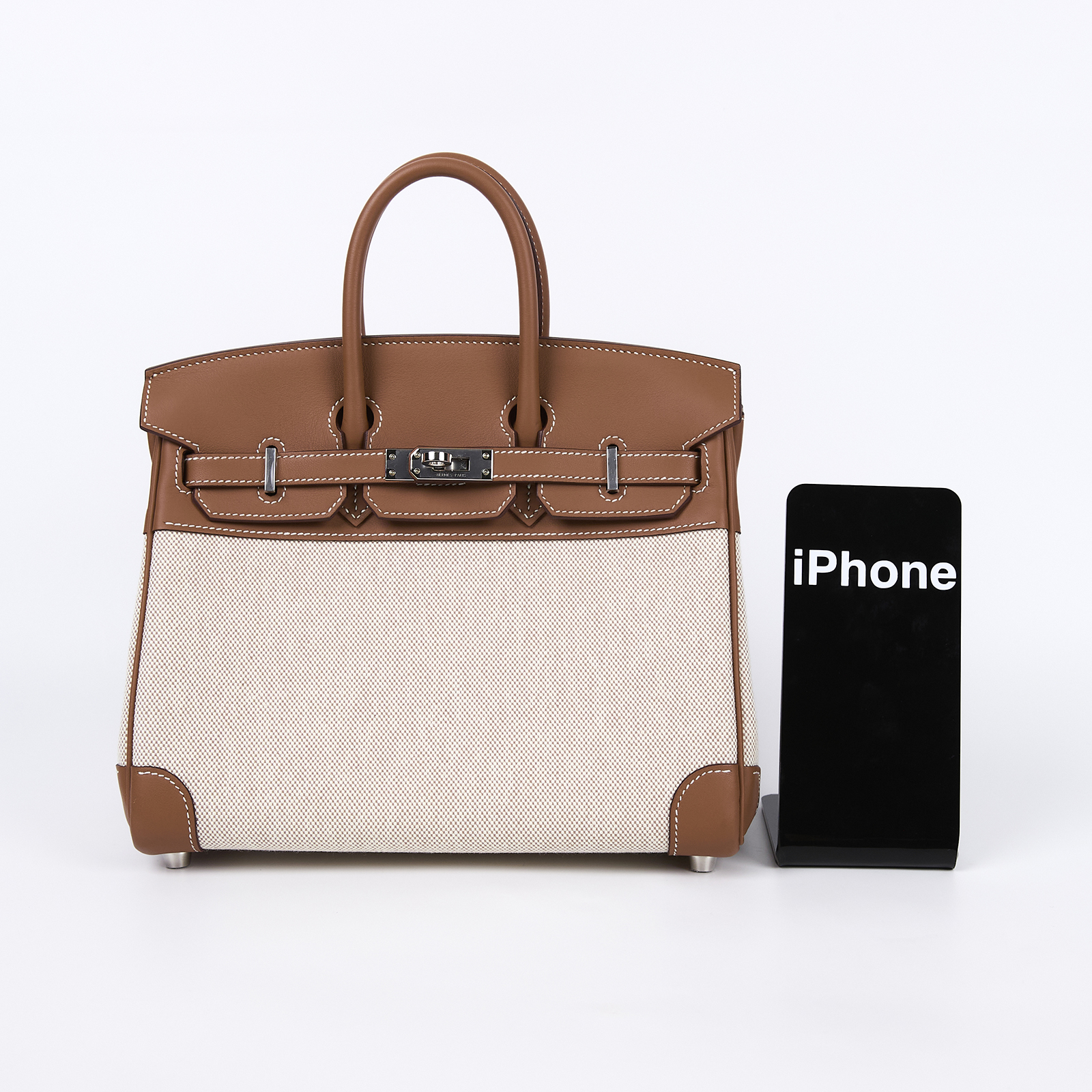 愛馬仕 Hermes Birkin Bag 柏金包 25 金色五金 Ecru Beige 金棕色 H082686CKAS /WIT362PB  原廠盒子/防塵袋/購買證明