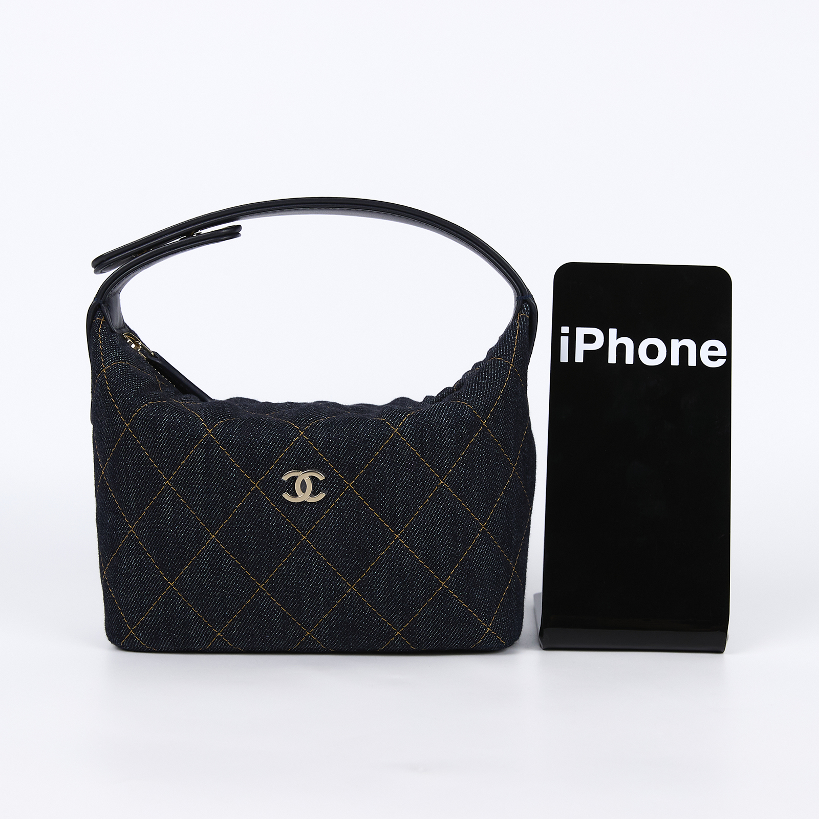 香奈兒 CHANEL Hobo 經典鍊條 晚宴包 飯盒包 AP4386 B23492 晶片款 牛仔HOBO飯盒包 原廠盒子/防塵袋/購買證明