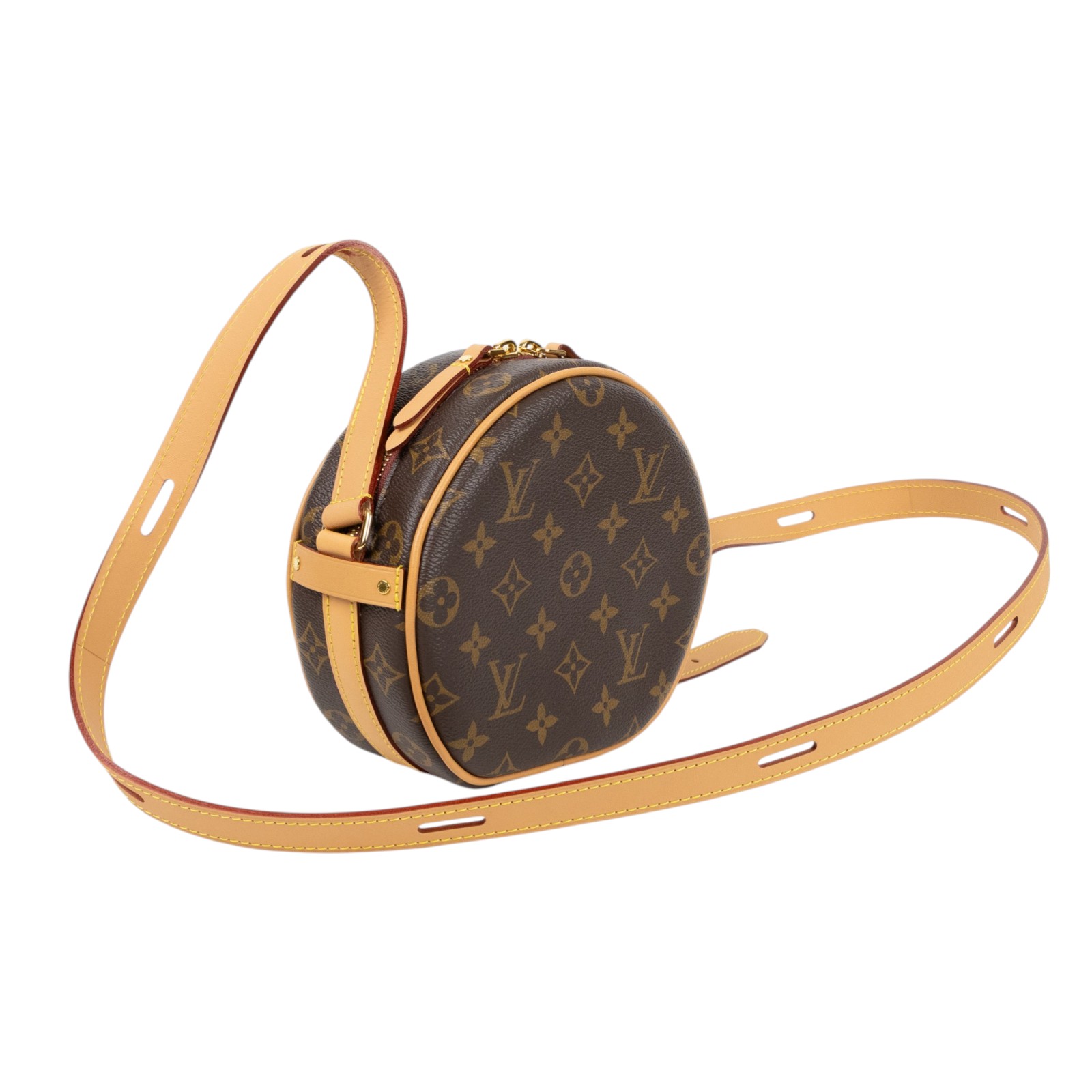 路易威登 LOUIS VUITTON Boite Chapeau Souple PM 圓餅包 肩背包 斜背包 M45149 晶片款  原廠盒子/防塵袋