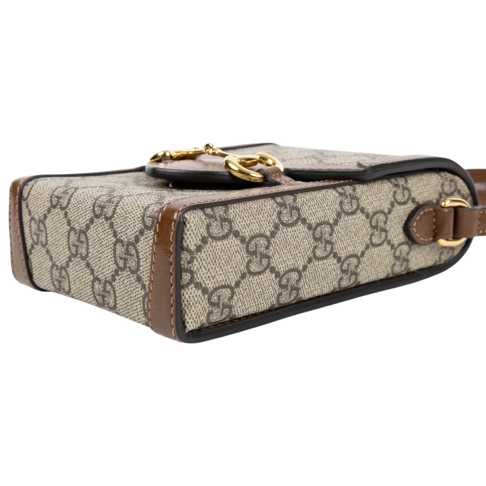 古馳 GUCCI 馬銜扣 1955 迷你袋 625615 92TCG 棕1955手機包 防塵袋