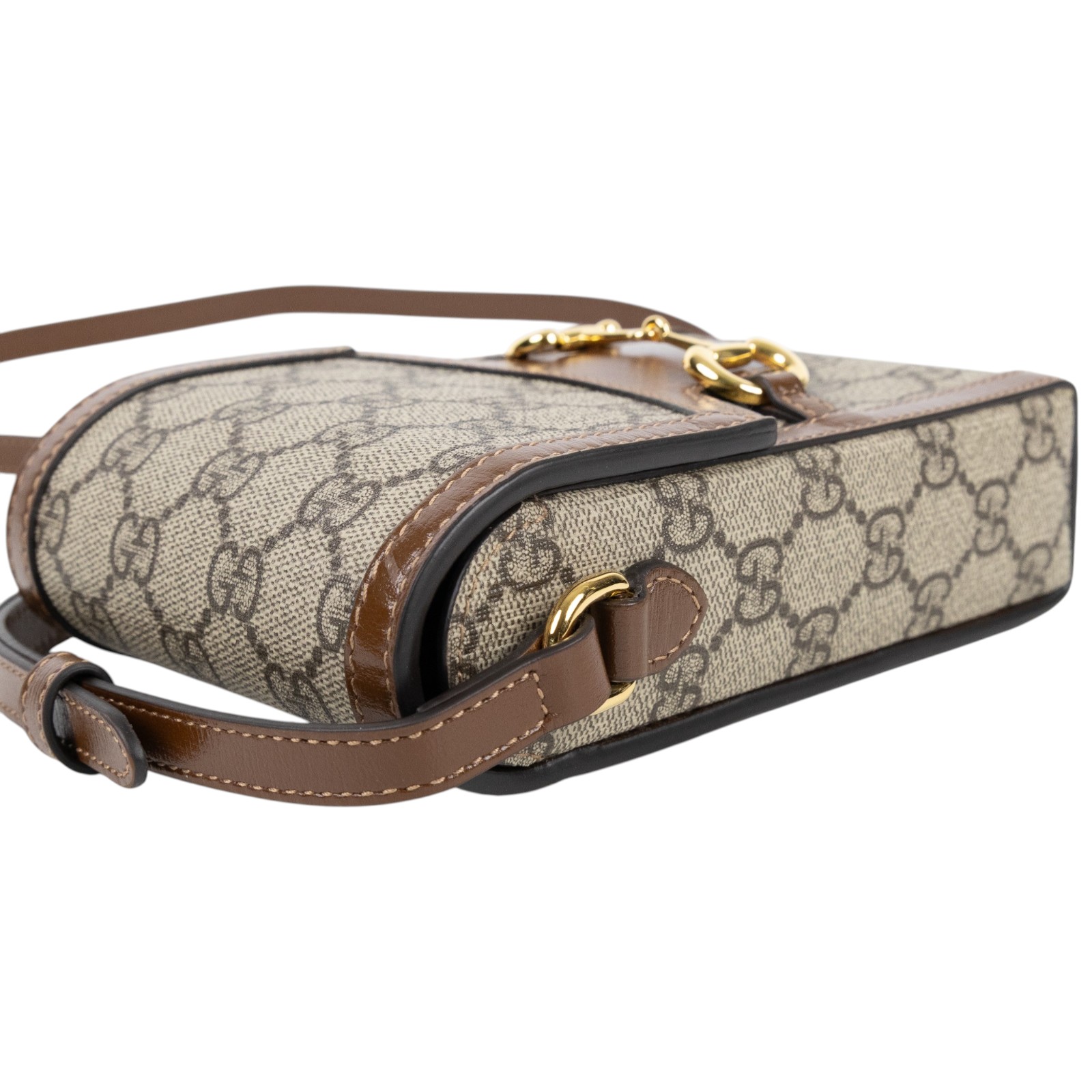 古馳 GUCCI 馬銜扣 1955 迷你袋 625615 92TCG 棕1955手機包 防塵袋