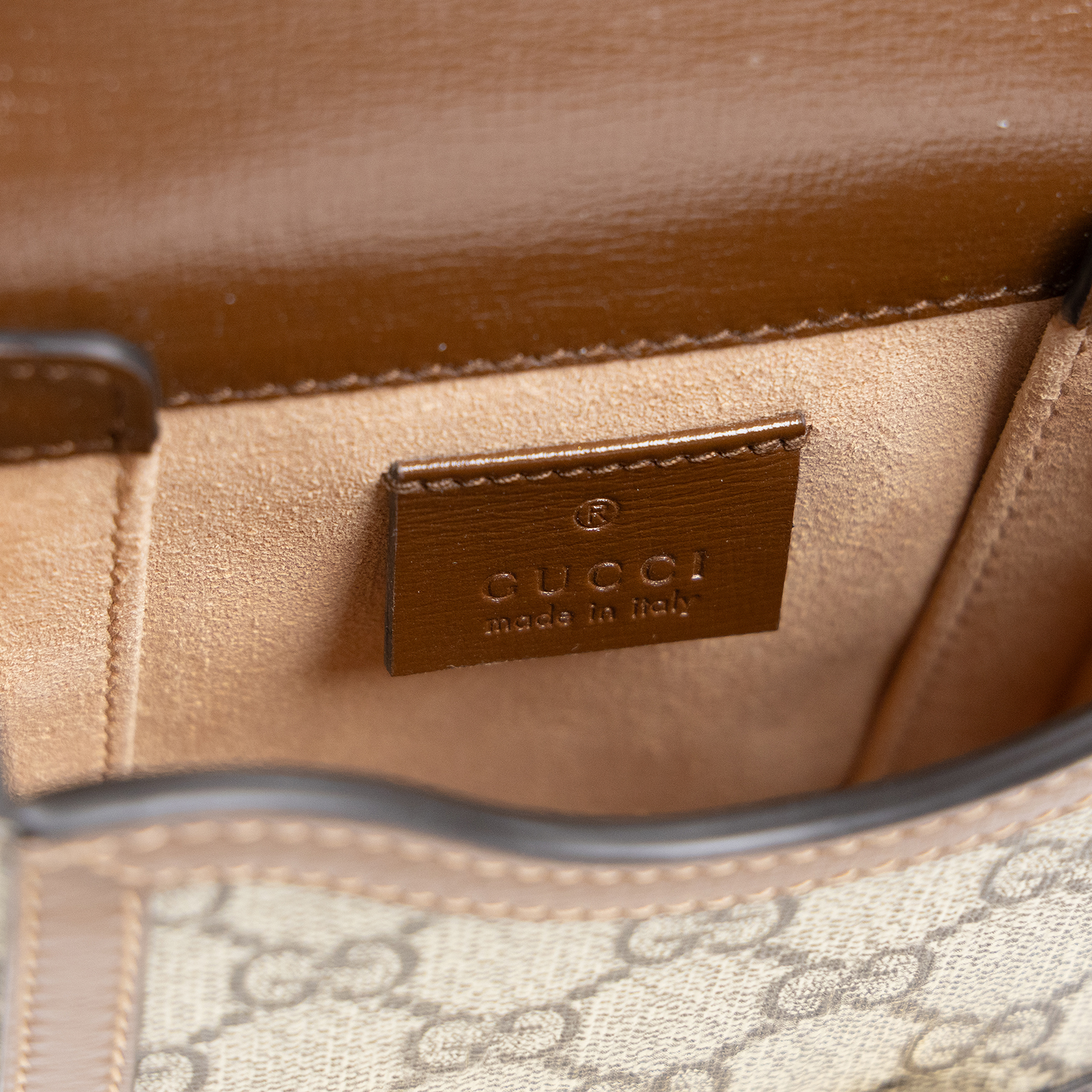 古馳 GUCCI 馬銜扣 1955 迷你袋 625615 92TCG 棕1955手機包 防塵袋