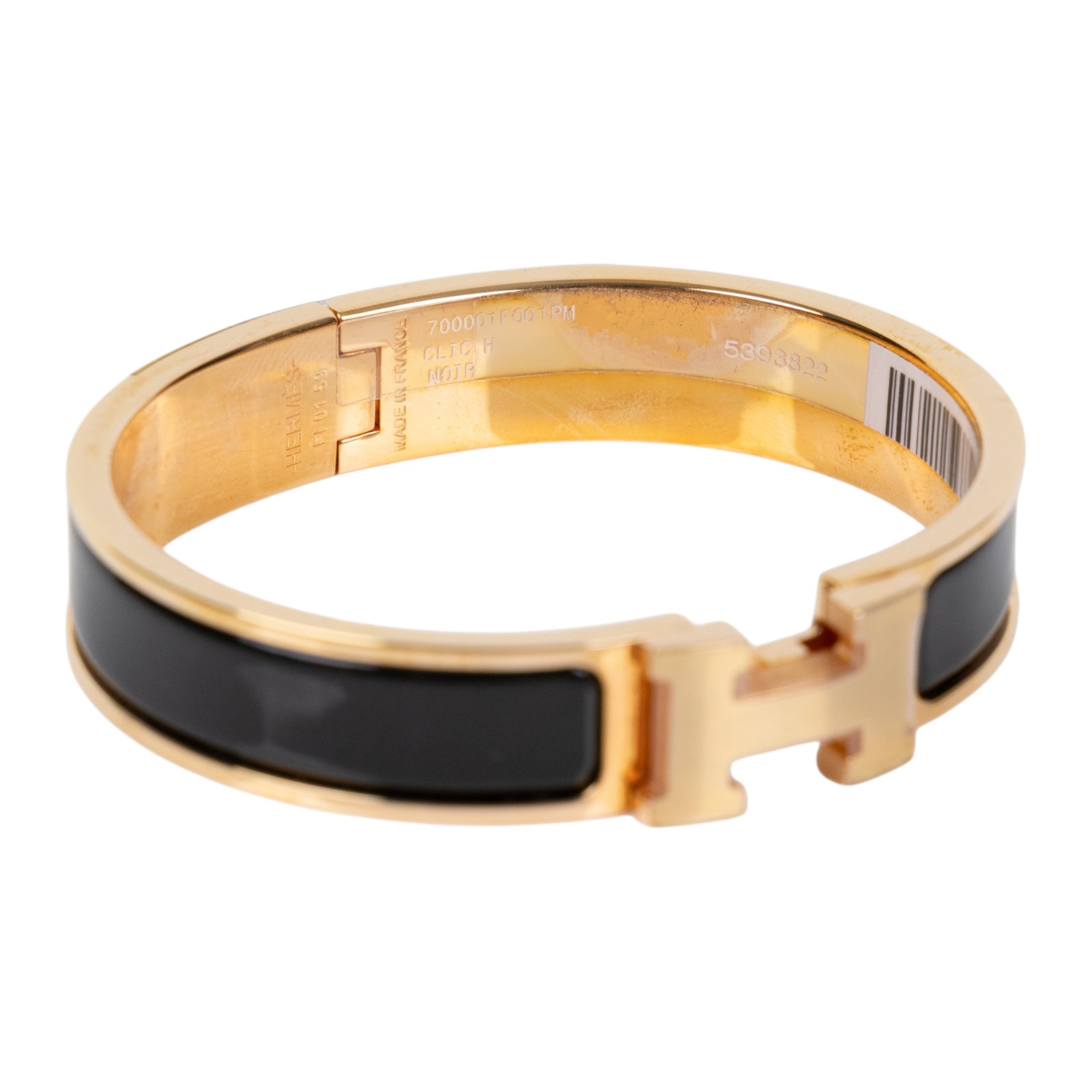 愛馬仕 Hermes Clic H PM 手環 黑色 H700001FO01PM /FI 0159 黑CLIC H手環 原廠盒子/防塵袋