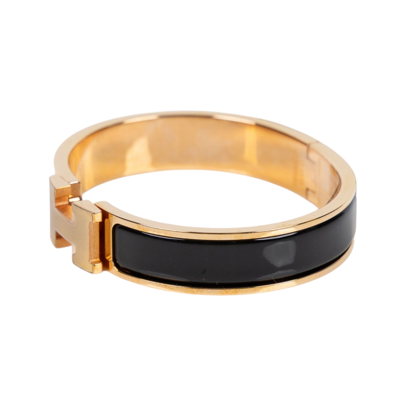 愛馬仕 Hermes Clic H PM 手環 黑色 H700001FO01PM /FI 0159 黑CLIC H手環 原廠盒子/防塵袋