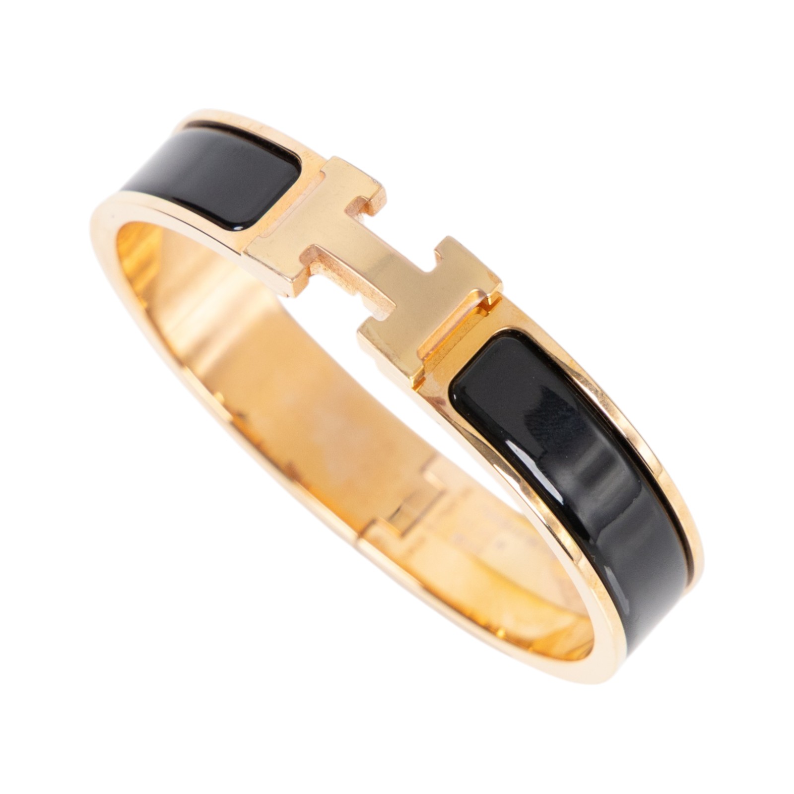 愛馬仕 Hermes Clic H PM 手環 黑色 H700001FO01PM /FI 0159 黑CLIC H手環 原廠盒子/防塵袋