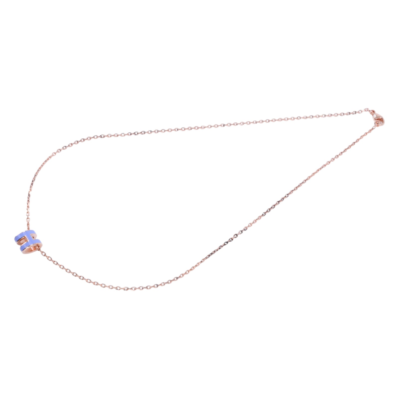 愛馬仕 Hermes Mini Pop H 墜飾 POPHPMINI GD1211 紫MINI POP H項鍊 原廠盒子/防塵袋