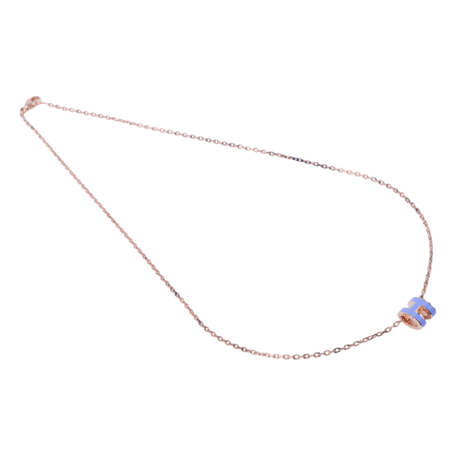 愛馬仕 Hermes Mini Pop H 墜飾 POPHPMINI GD1211 紫MINI POP H項鍊 原廠盒子/防塵袋