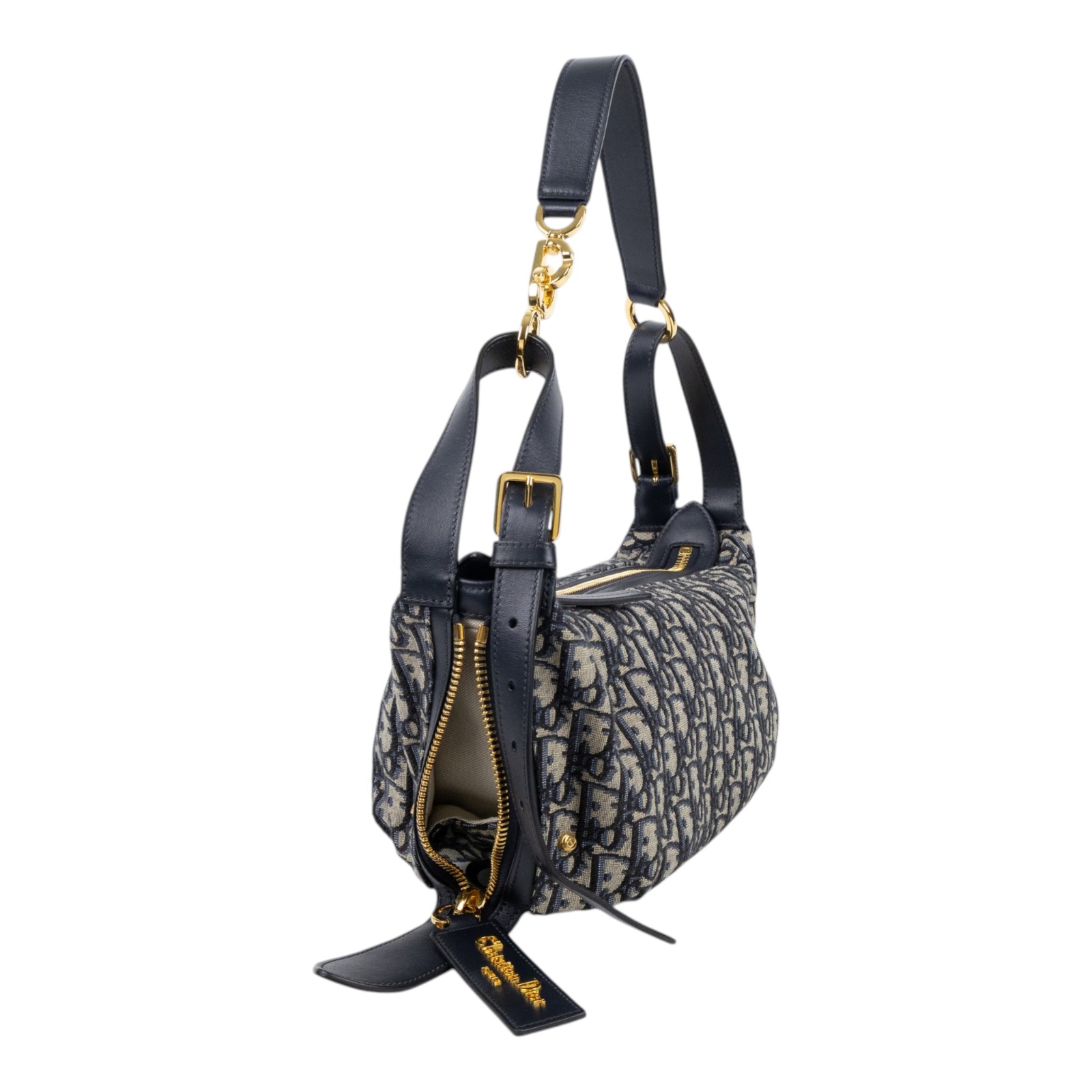 迪奧 CHRISTIAN DIOR D-Journey 小型包 Oblique 緹花 M2416UTZQ 原花帆布D-Journey 小型包 防塵袋/保證卡