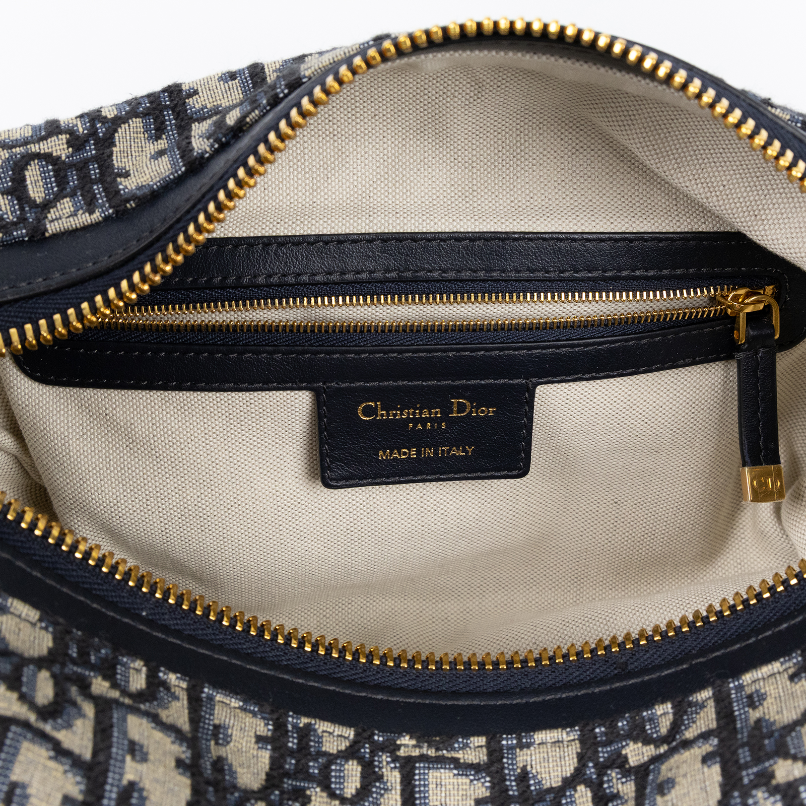 迪奧 CHRISTIAN DIOR D-Journey 小型包 Oblique 緹花 M2416UTZQ 原花帆布D-Journey 小型包 防塵袋/保證卡