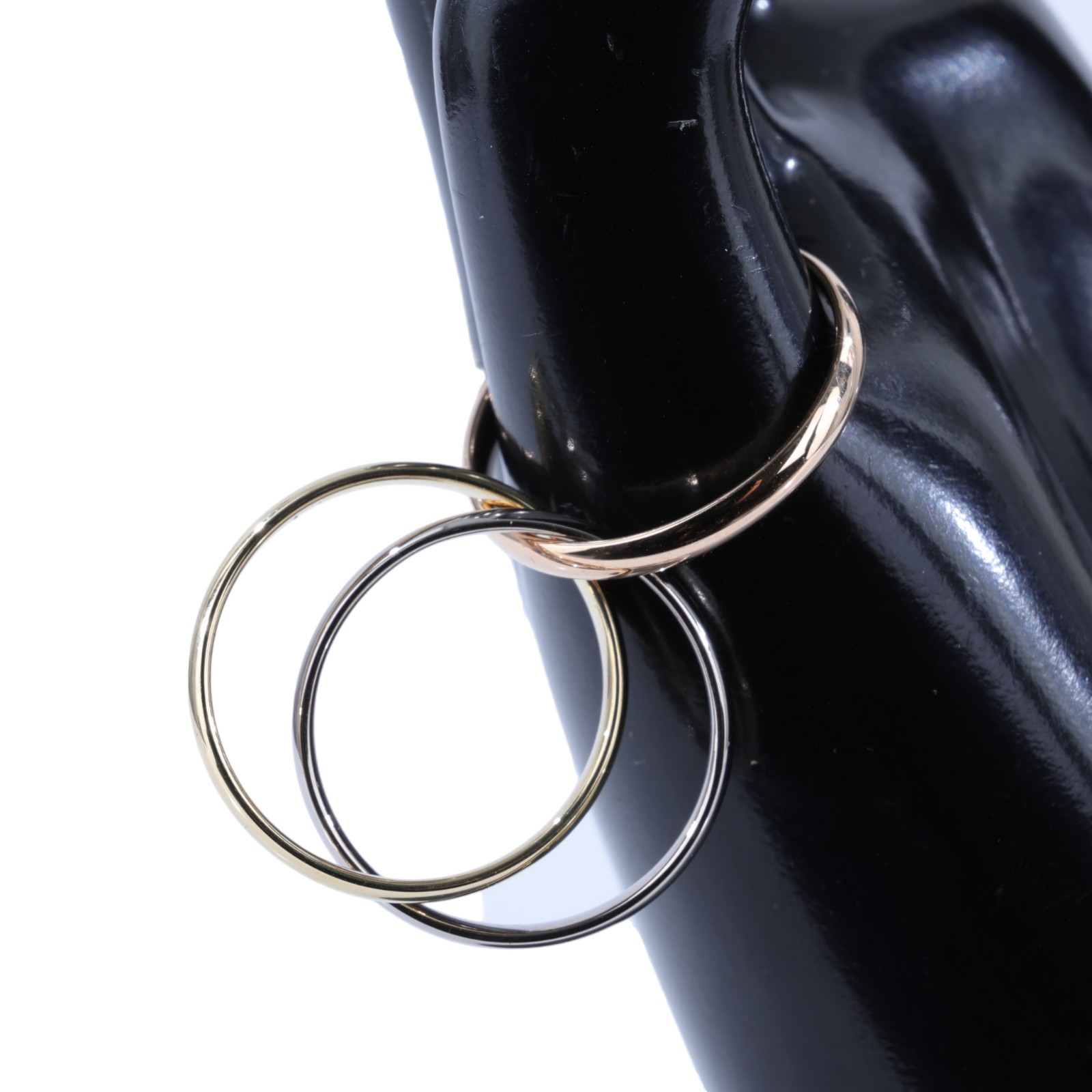 卡地亞 CARTIER Trinity 戒指 小型款 B4235154 TRINITY三環戒指細款 #54 防塵袋/原廠盒子2/購買證明影本