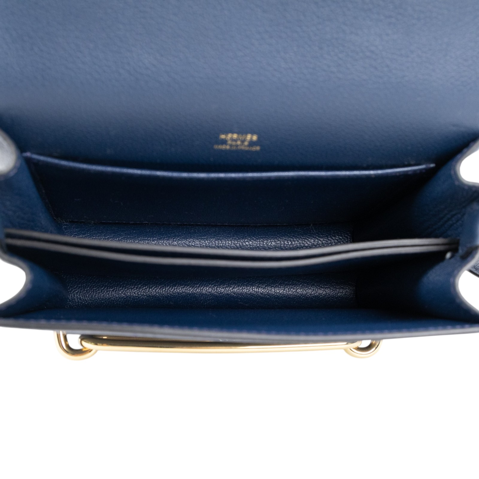 愛馬仕 Hermes Roulis 豬鼻子 斜背包 18 Mini RO18 D HA 010CC D刻深藍ROULIS MINI 原廠盒子/防塵袋/背帶