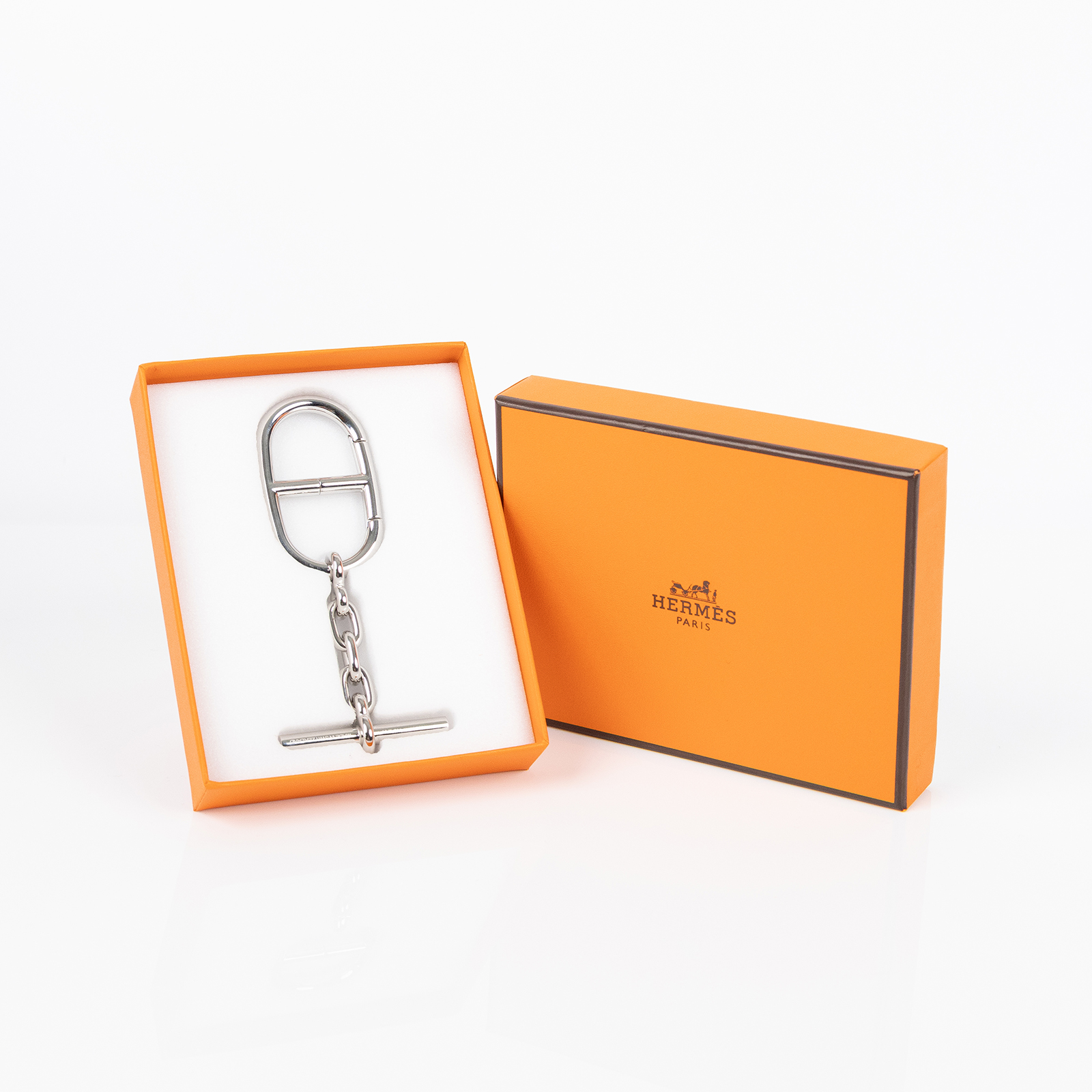 愛馬仕 Hermes Chaine dAncre 鑰匙圈 吊飾  RG1200 豬鼻鑰匙圈 原廠盒子