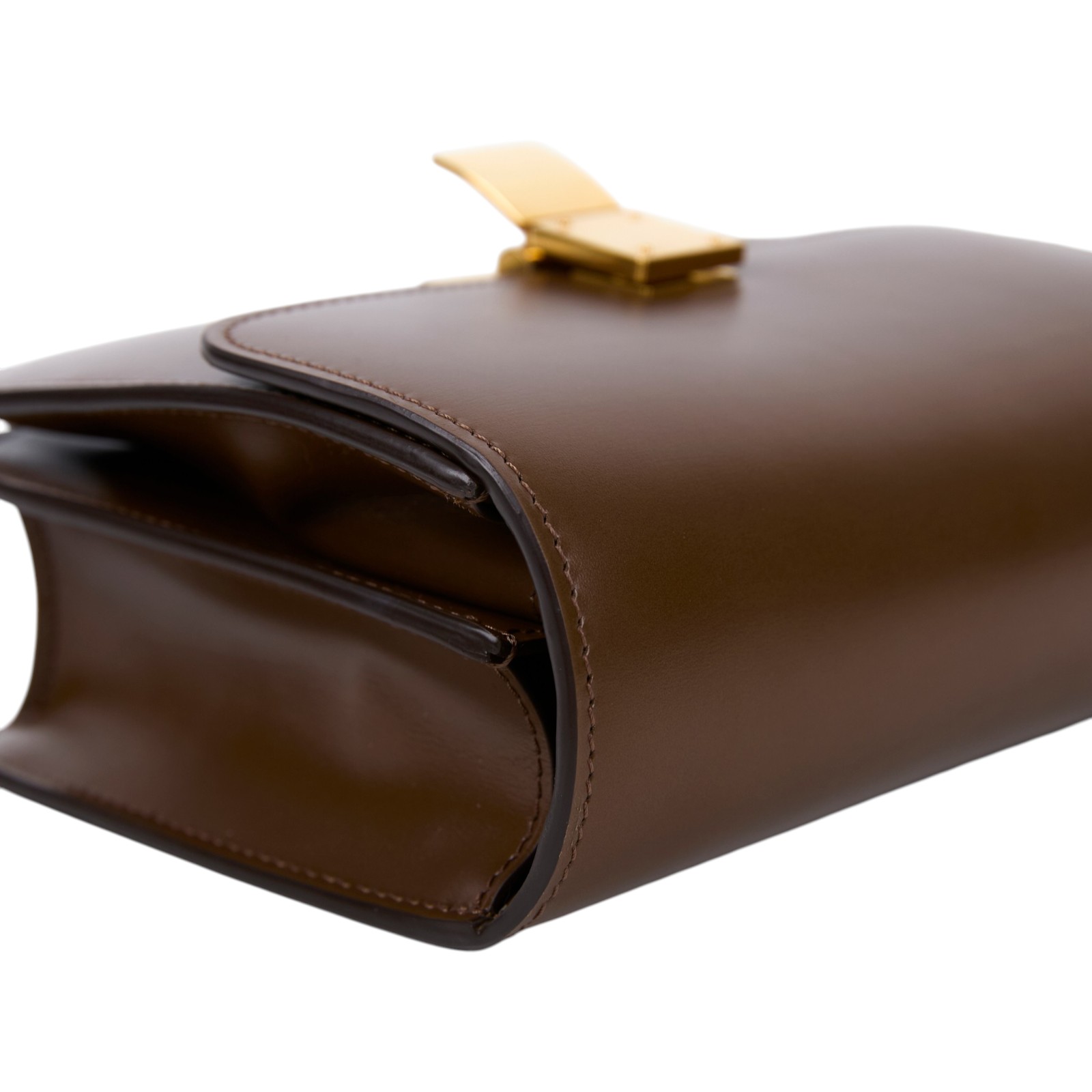 思琳 CELINE Classic Box Bag Teen 肩背包 斜背包 豆腐包 192523DLS 焦糖CLASSIC BOX TEEN 防塵袋