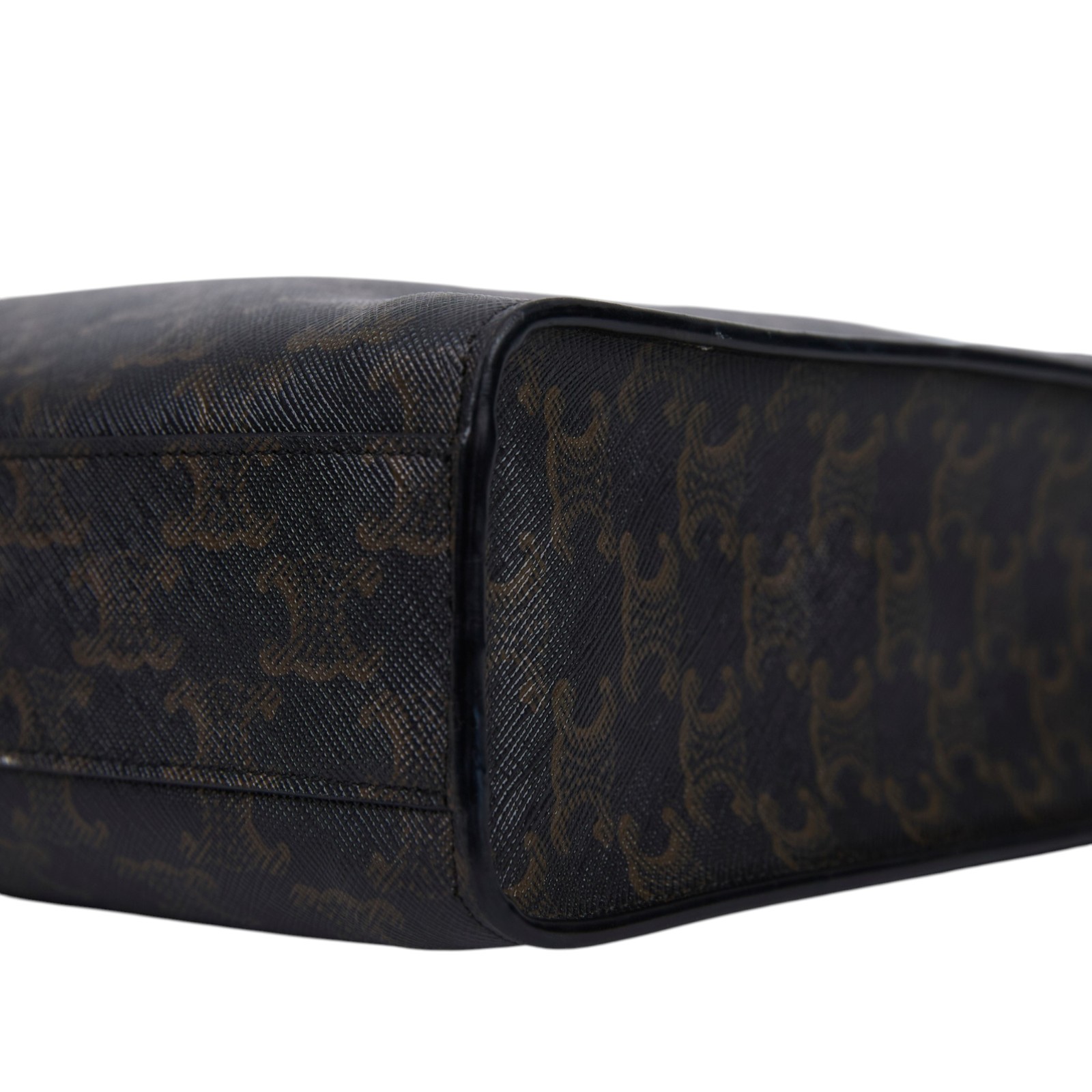 思琳 CELINE Triomphe帆布 小型 直式 Cabas 肩背 手提包 191542BZK 凱旋琴譜包 防塵袋