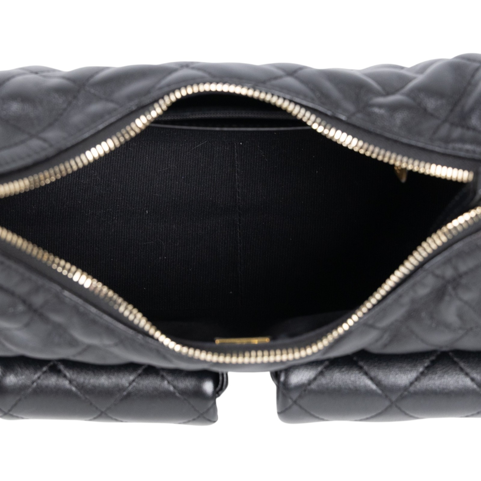 香奈兒 CHANEL 流浪包 AS5339 晶片款 黑金羊HOBO 原廠盒子/防塵袋