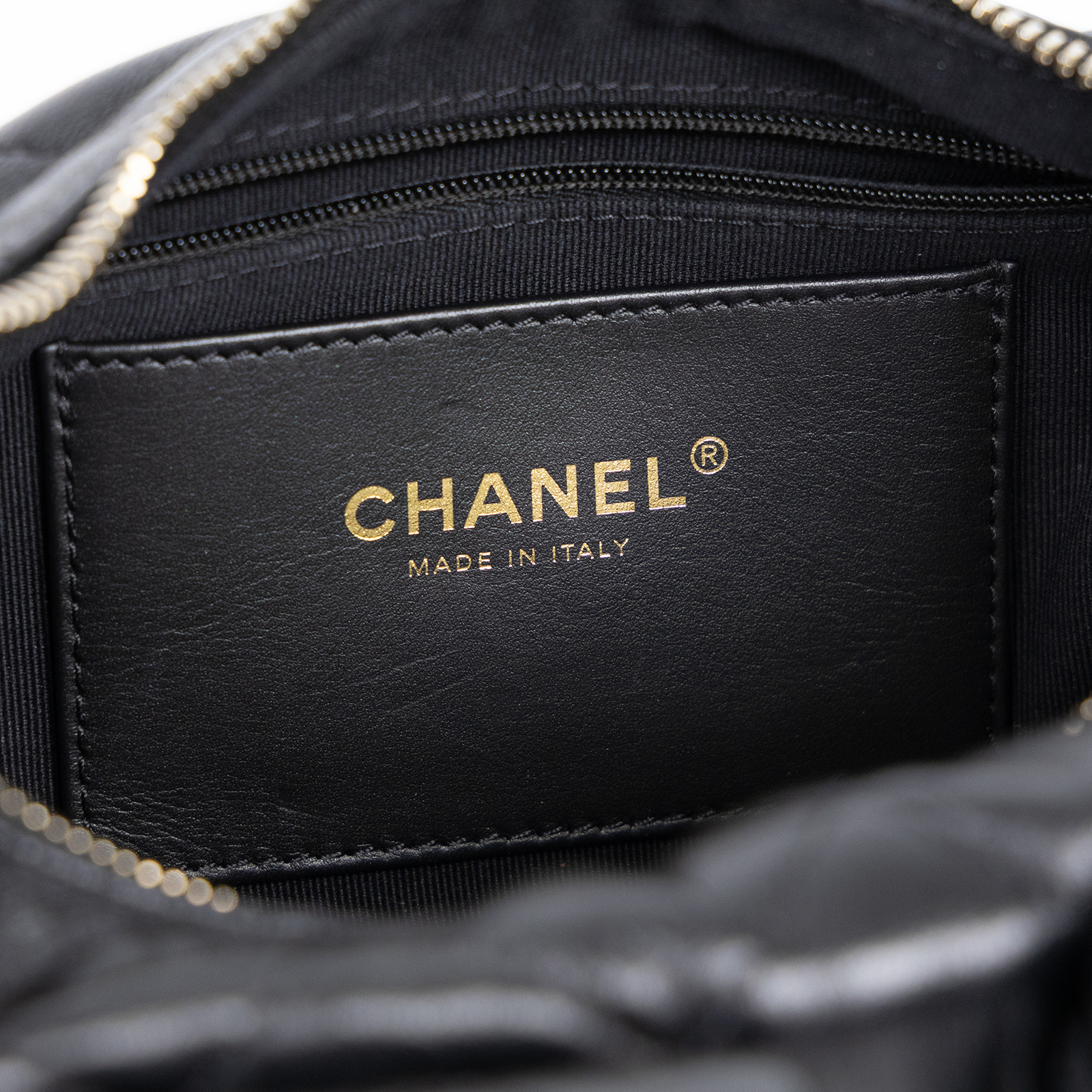 香奈兒 CHANEL 流浪包 AS5339 晶片款 黑金羊HOBO 原廠盒子/防塵袋