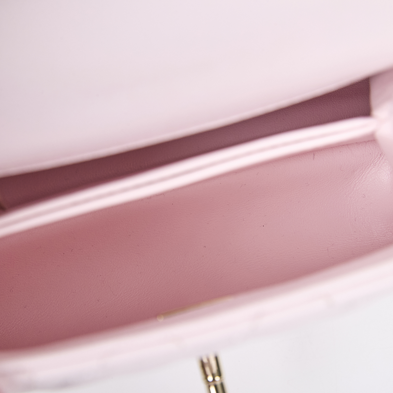香奈兒 CHANEL Handle 迷你 手提 口蓋包 AS2215 晶片款 粉淡金荔枝COCO HANDLE MINI 原廠盒子