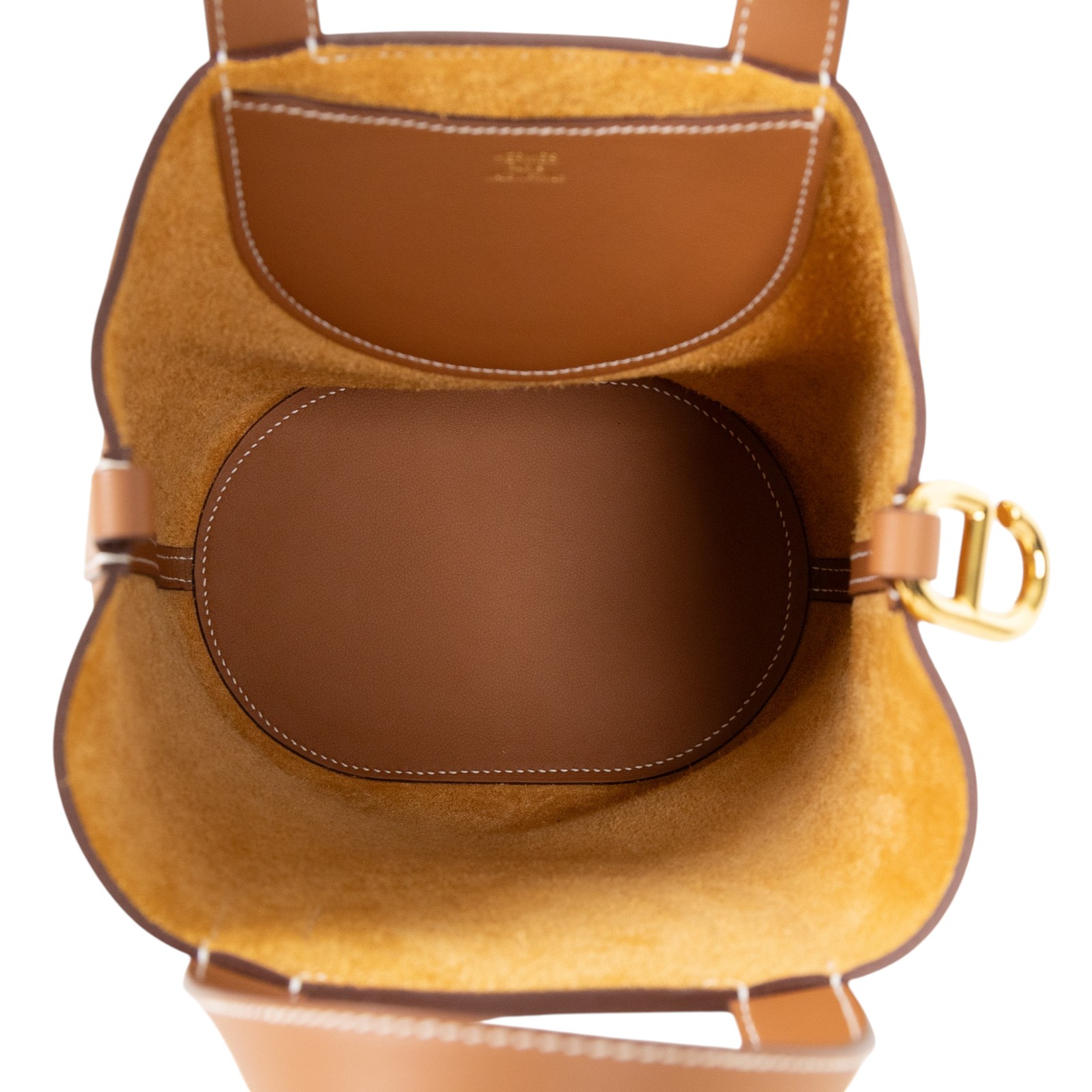 愛馬仕 Hermes In The Loop 18  豬鼻 菜籃子包 金色五金 金棕色 H084274CCAB /K MN 005 KD  原廠盒子/防塵袋/取貨單