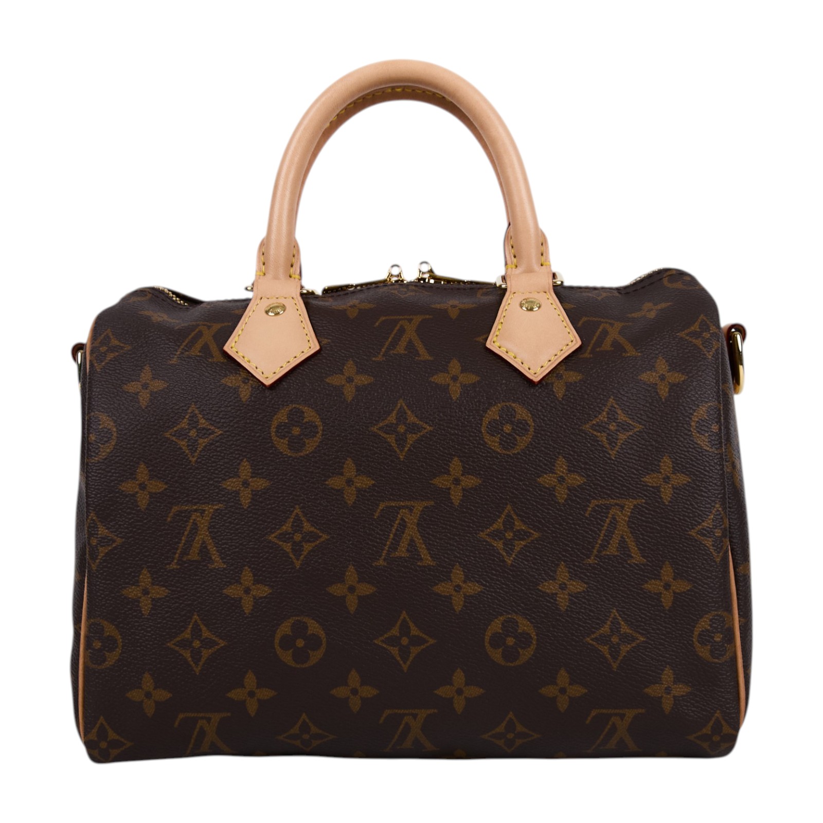 路易威登 LOUIS VUITTON Speedy Bandoulière  25 經典帆布 手提 斜背 波士頓包 M41113 晶片款  原廠盒子/防塵袋/鎖組 /背帶