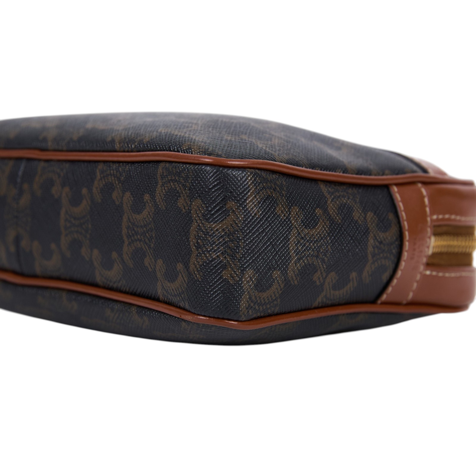 思琳 CELINE Patapans 肩背包 195452BZJ 棕凱旋相機包 無附屬品