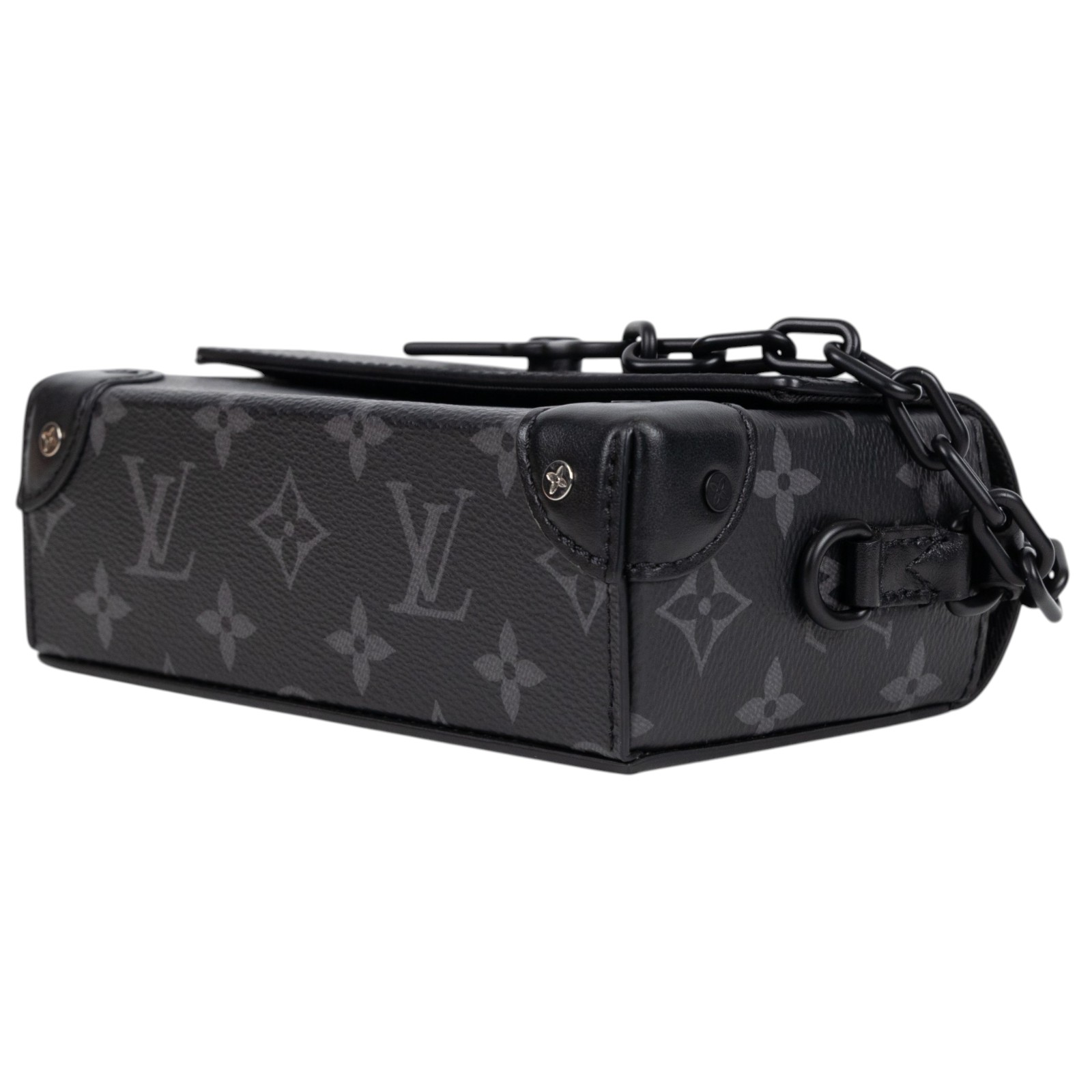 路易威登 LOUIS VUITTON Steamer 隨身錢包 肩背 M81783 晶片款 黑原花STEAMER 原廠盒子/防塵袋