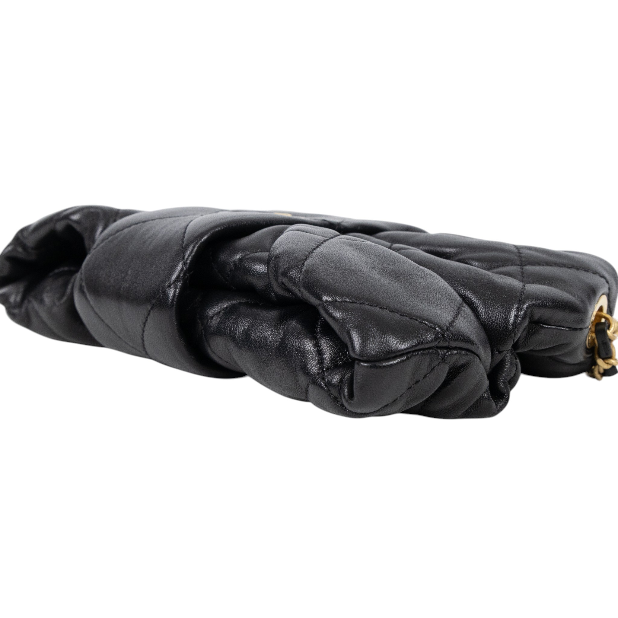 香奈兒 CHANEL 25K Coco Mark 手提包 肩背包 AS5849 晶片款 黑金蝴蝶結包 防塵袋