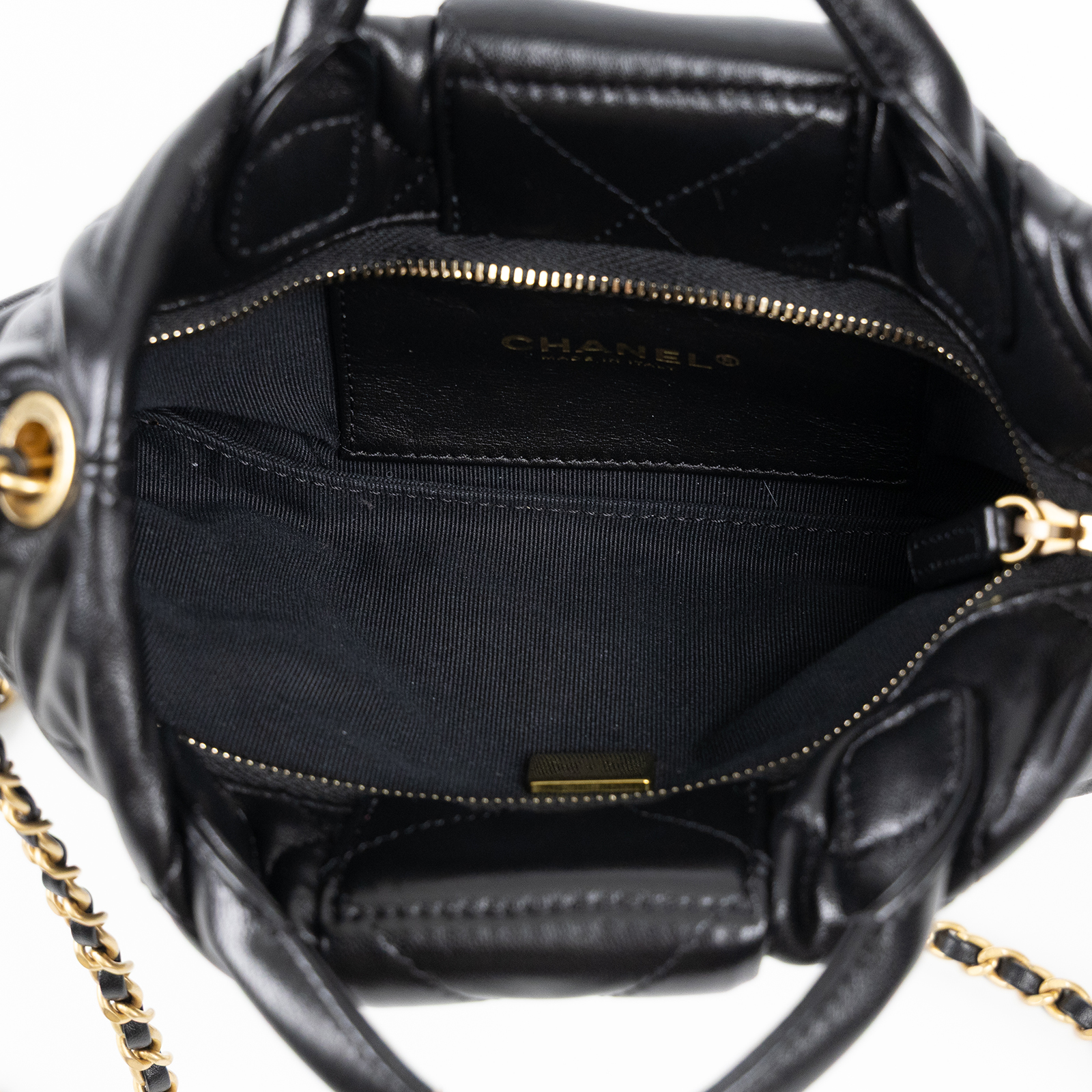 香奈兒 CHANEL 25K Coco Mark 手提包 肩背包 AS5849 晶片款 黑金蝴蝶結包 防塵袋