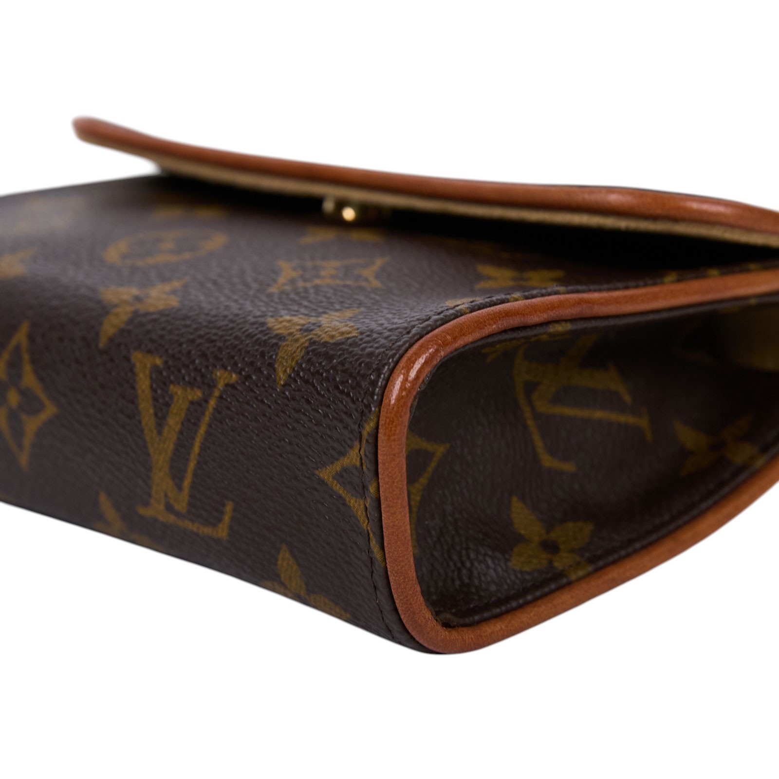 路易威登 LOUIS VUITTON Florentine 肩背包 櫃姐 腰包 M51855 原花POCHETTE FLORENTIN 無附屬品