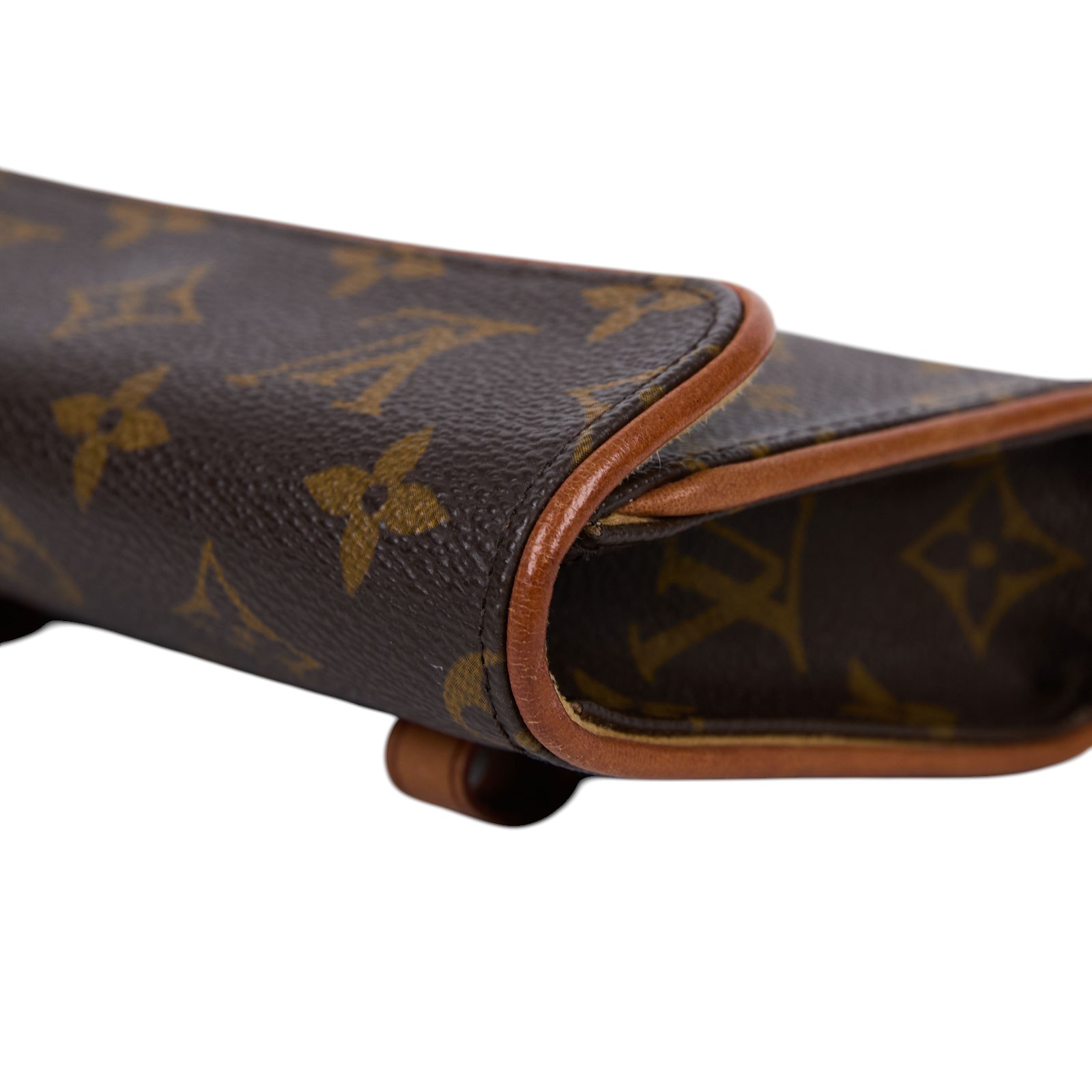 路易威登 LOUIS VUITTON Florentine 肩背包 櫃姐 腰包 M51855 原花POCHETTE FLORENTIN 無附屬品