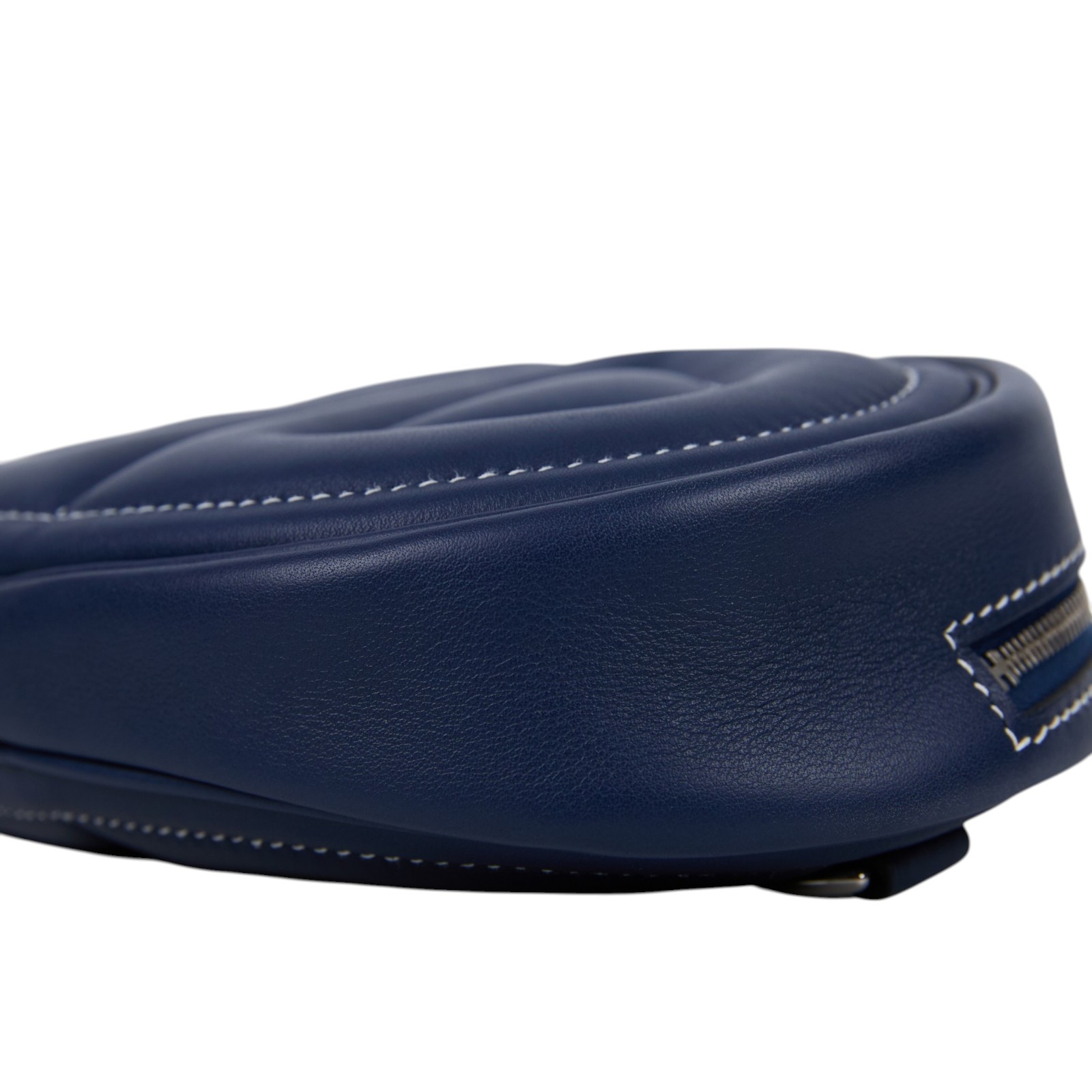 愛馬仕 Hermes In The Loop  豬鼻 腰包 銀色五金 H079223CKAG / Y刻藍IN THE LOOP BANANE 原廠盒子/防塵袋