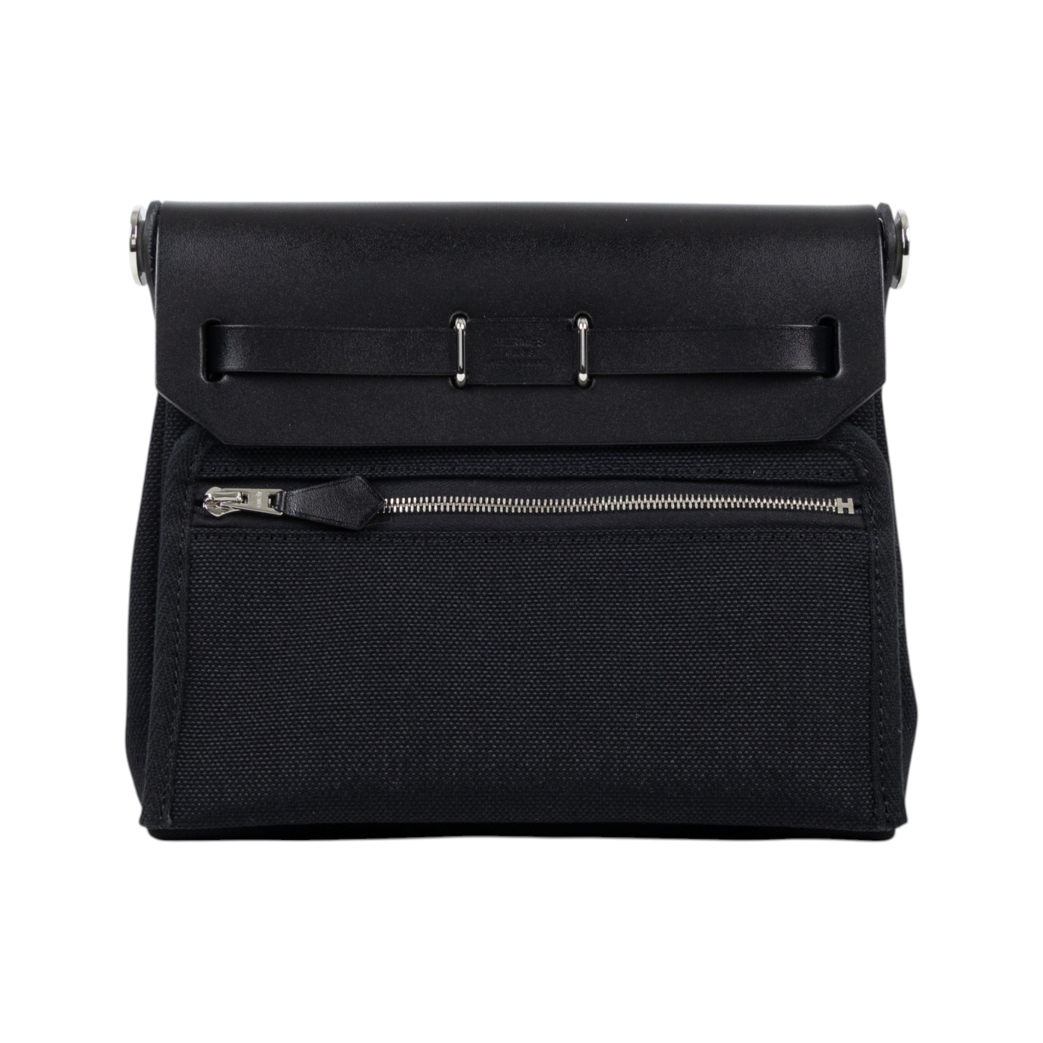 愛馬仕 Hermes Herbag Zip 20 銀色五金 黑色 H086430CKAA /G BT 001 DT  原廠盒子/防塵袋