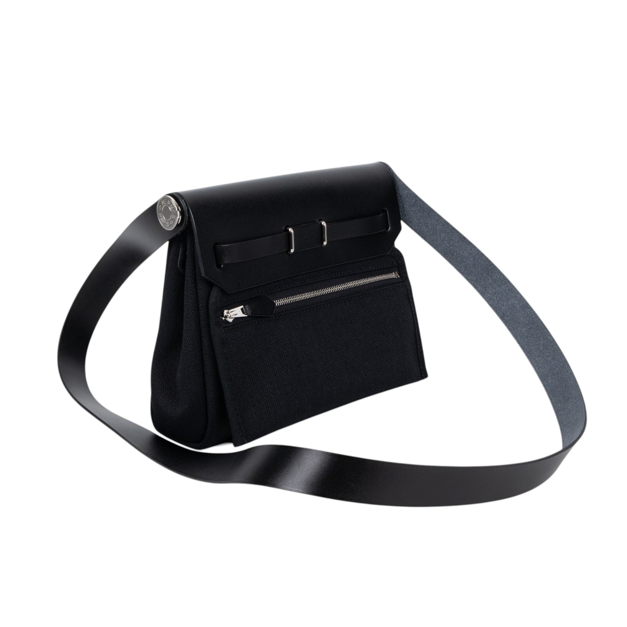 愛馬仕 Hermes Herbag Zip 20 銀色五金 黑色 H086430CKAA /G BT 001 DT  原廠盒子/防塵袋