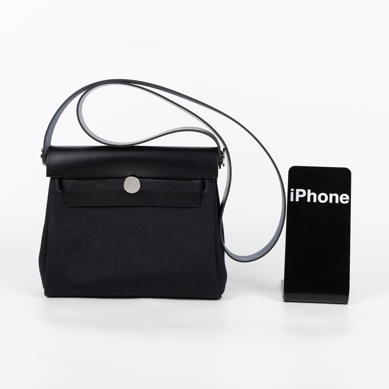 愛馬仕 Hermes Herbag Zip 20 銀色五金 黑色 H086430CKAA /G BT 001 DT  原廠盒子/防塵袋