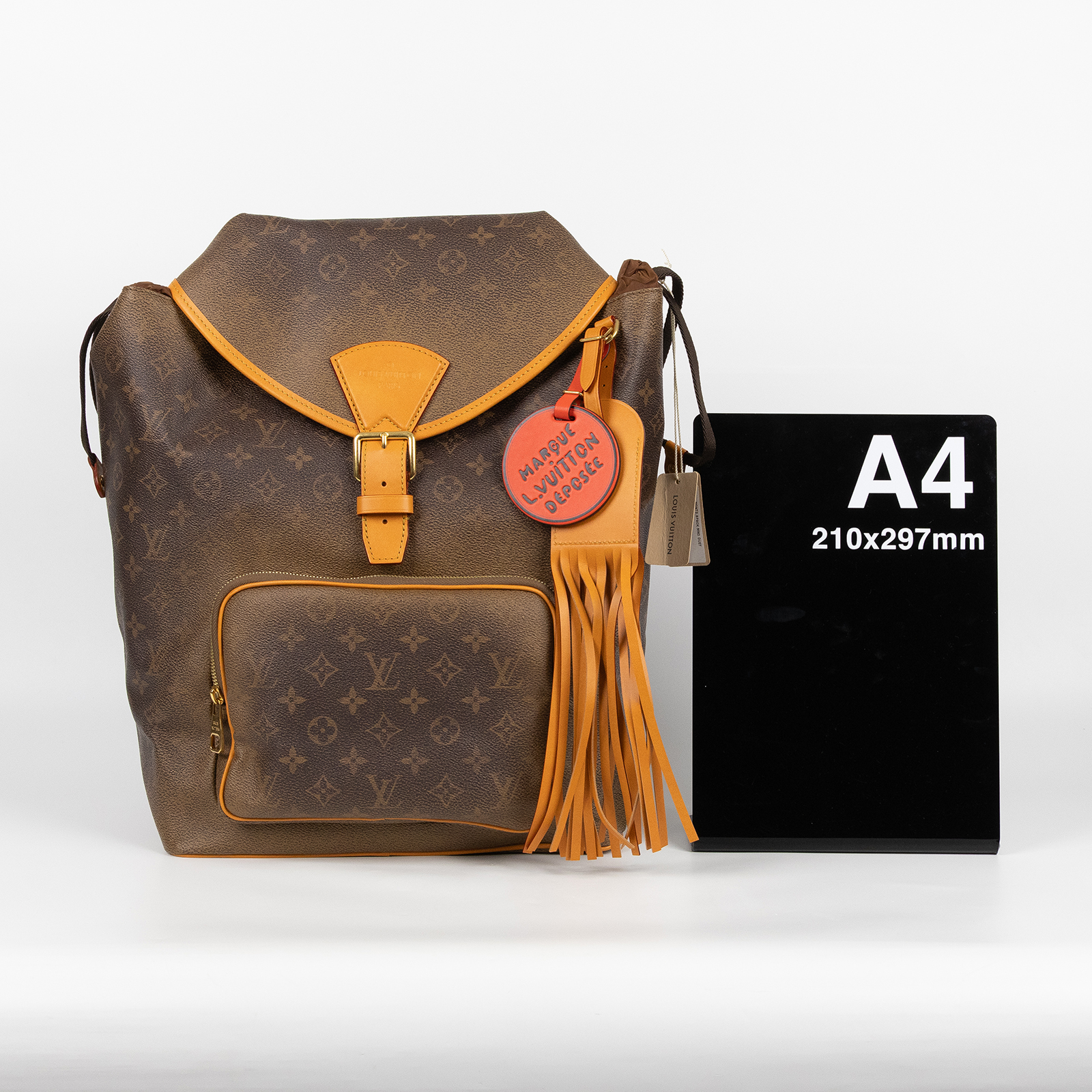 路易威登 LOUIS VUITTON Montsouris 雙肩包 後背包 M11540 晶片款 2024秋冬Montsouris後背包 防塵袋