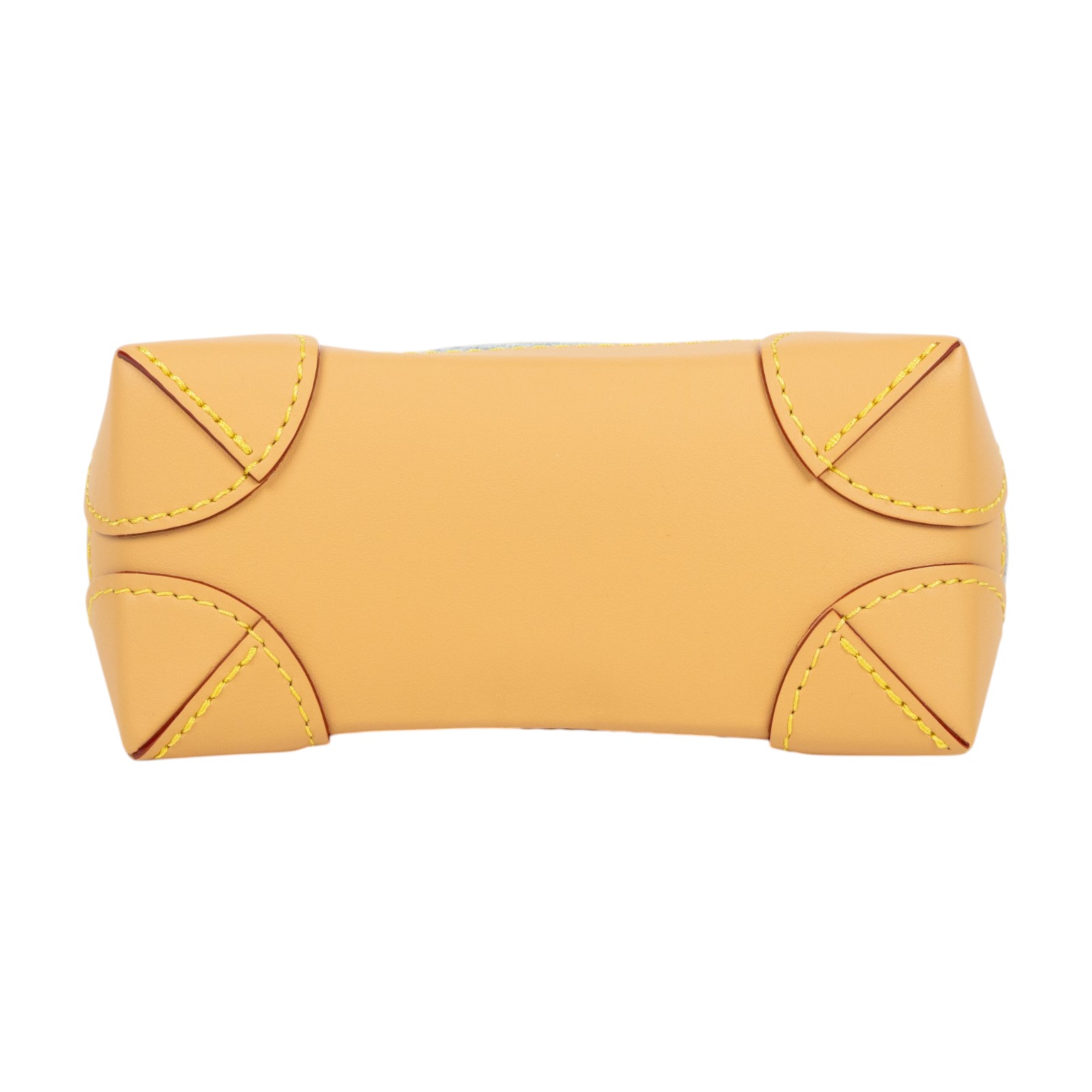 路易威登 LOUIS VUITTON Nano Steamer 斜背包 N40751 晶片款 藍色格子丹甯牛仔迷你小書包 防塵袋